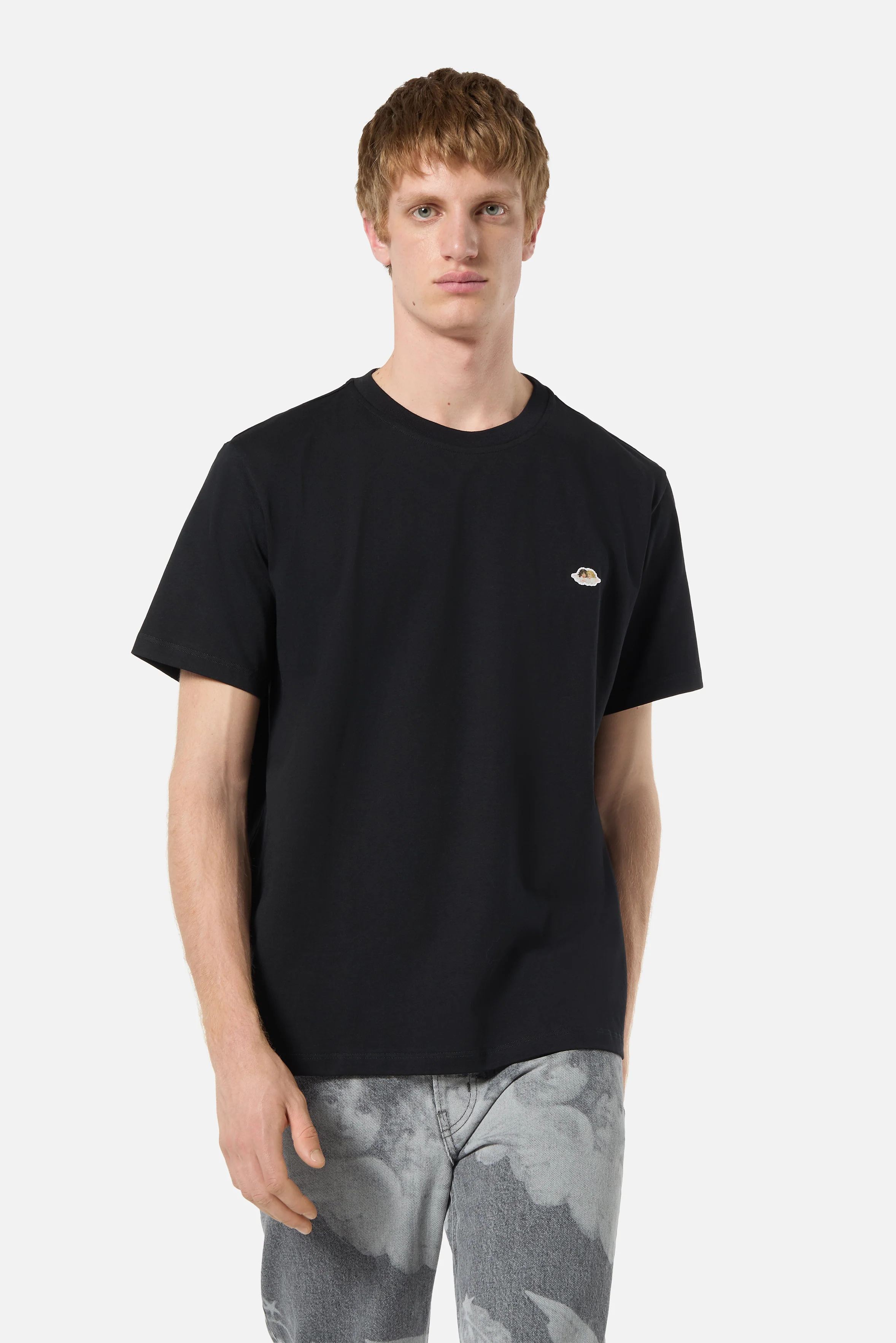 Angels Patch Regular T-Shirt Black - Image 4