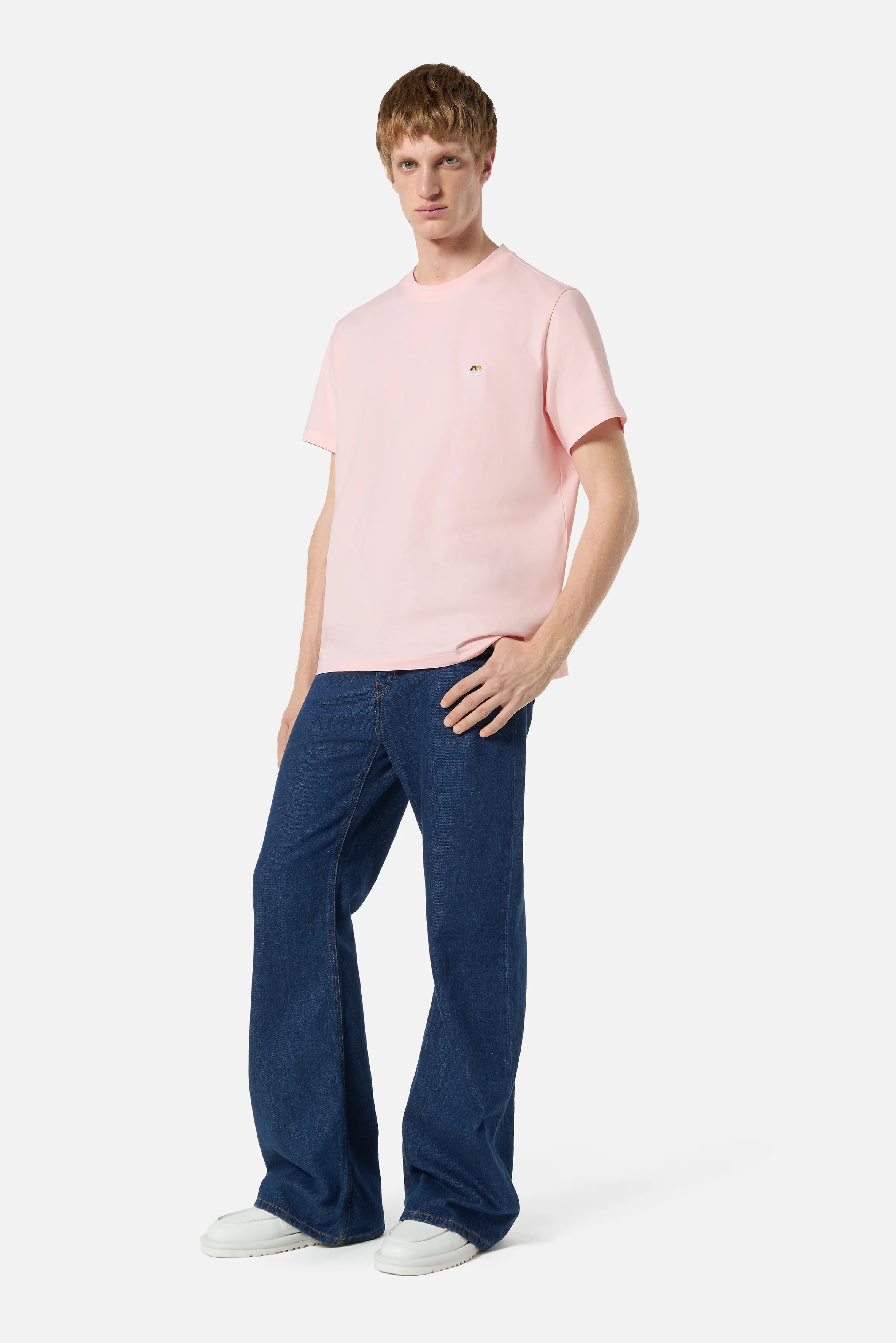 Angels Patch Regular T-Shirt Pink - Image 3