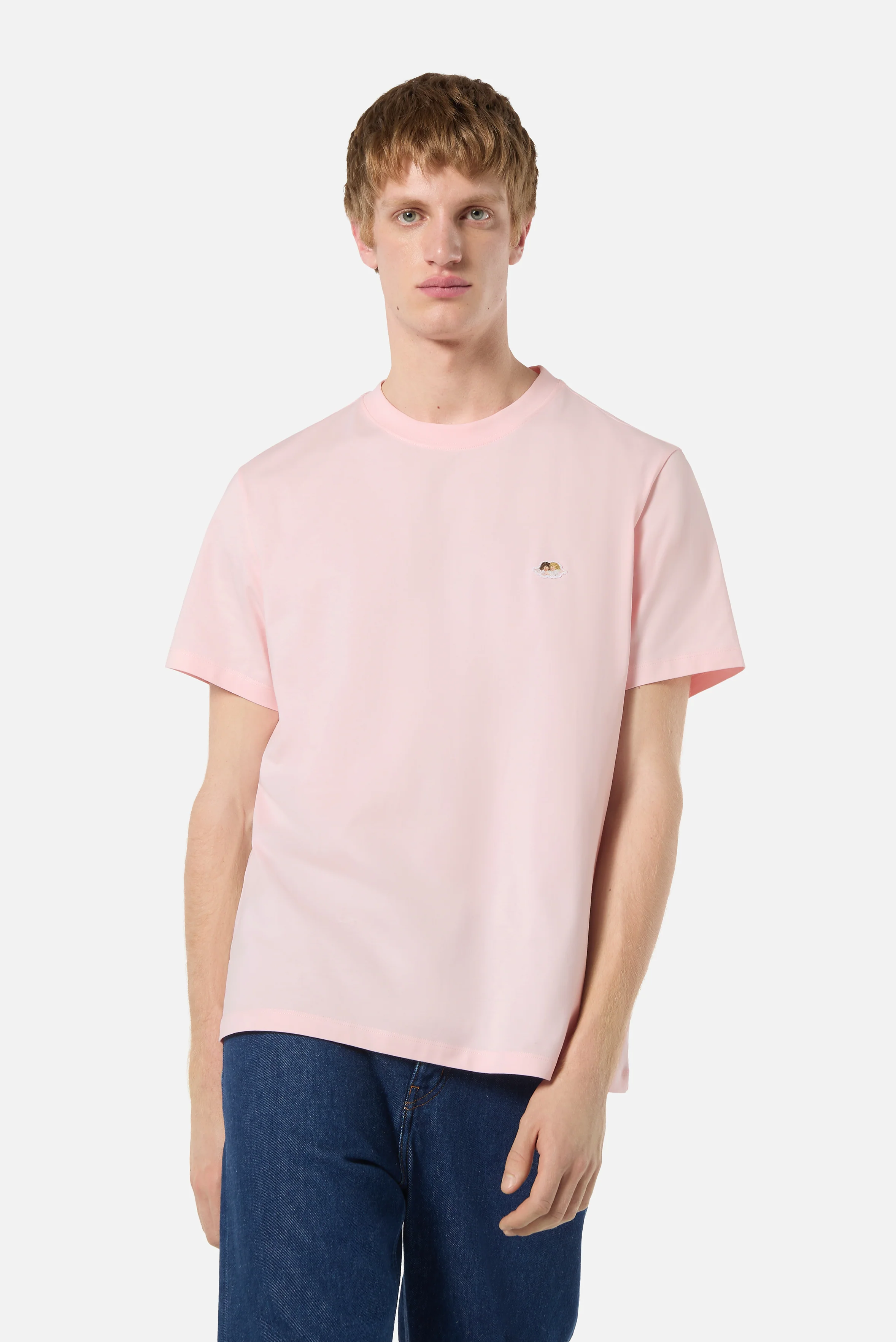 Angels Patch Regular T-Shirt Pink - Image 4