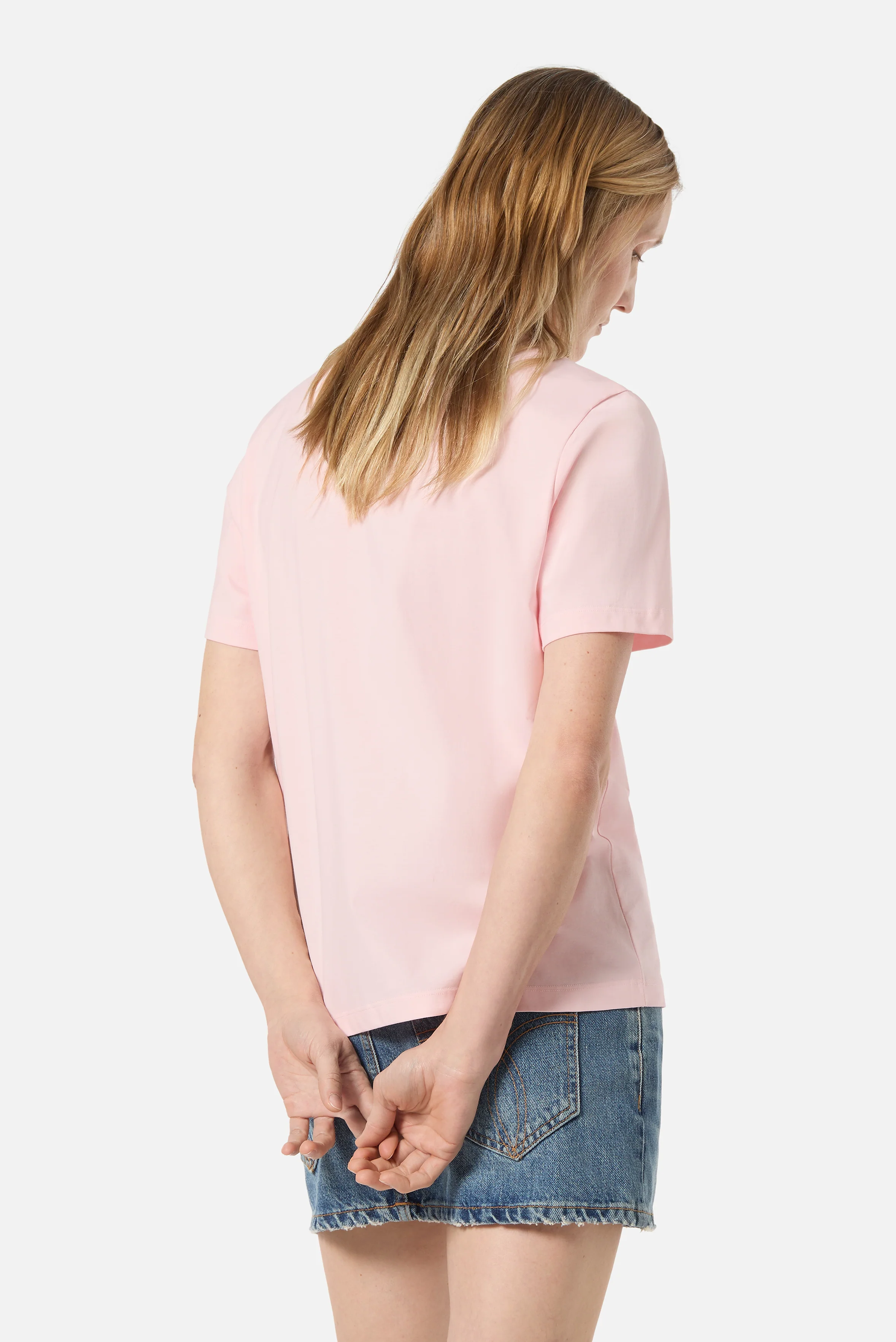 Angels Patch Regular T-Shirt Pink - Image 5