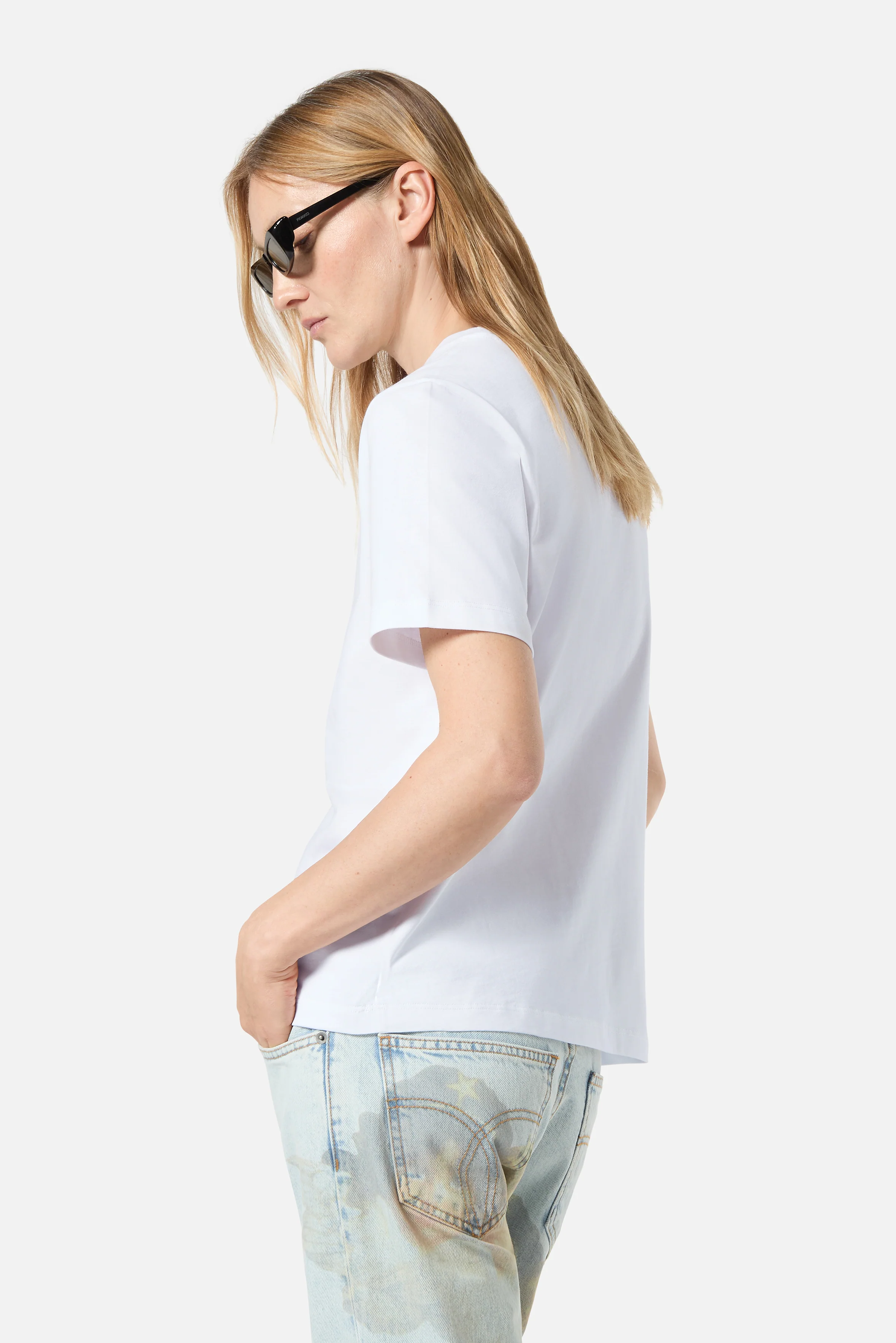 Angels Patch Regular T-Shirt White - Image 5