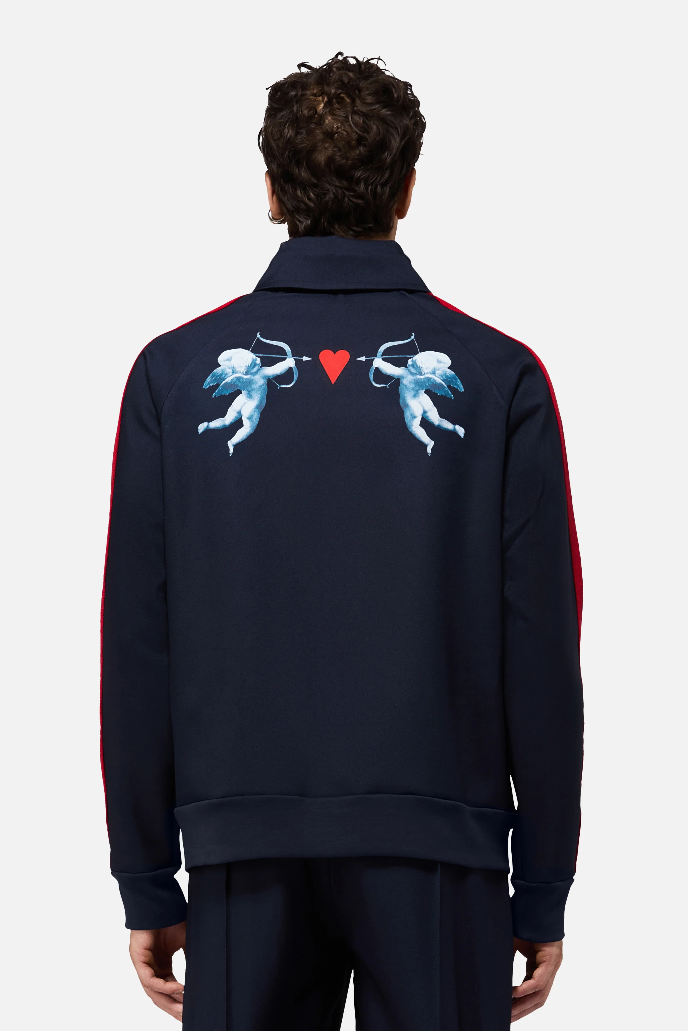Double Angels Collared Jacket Navy - Image 5
