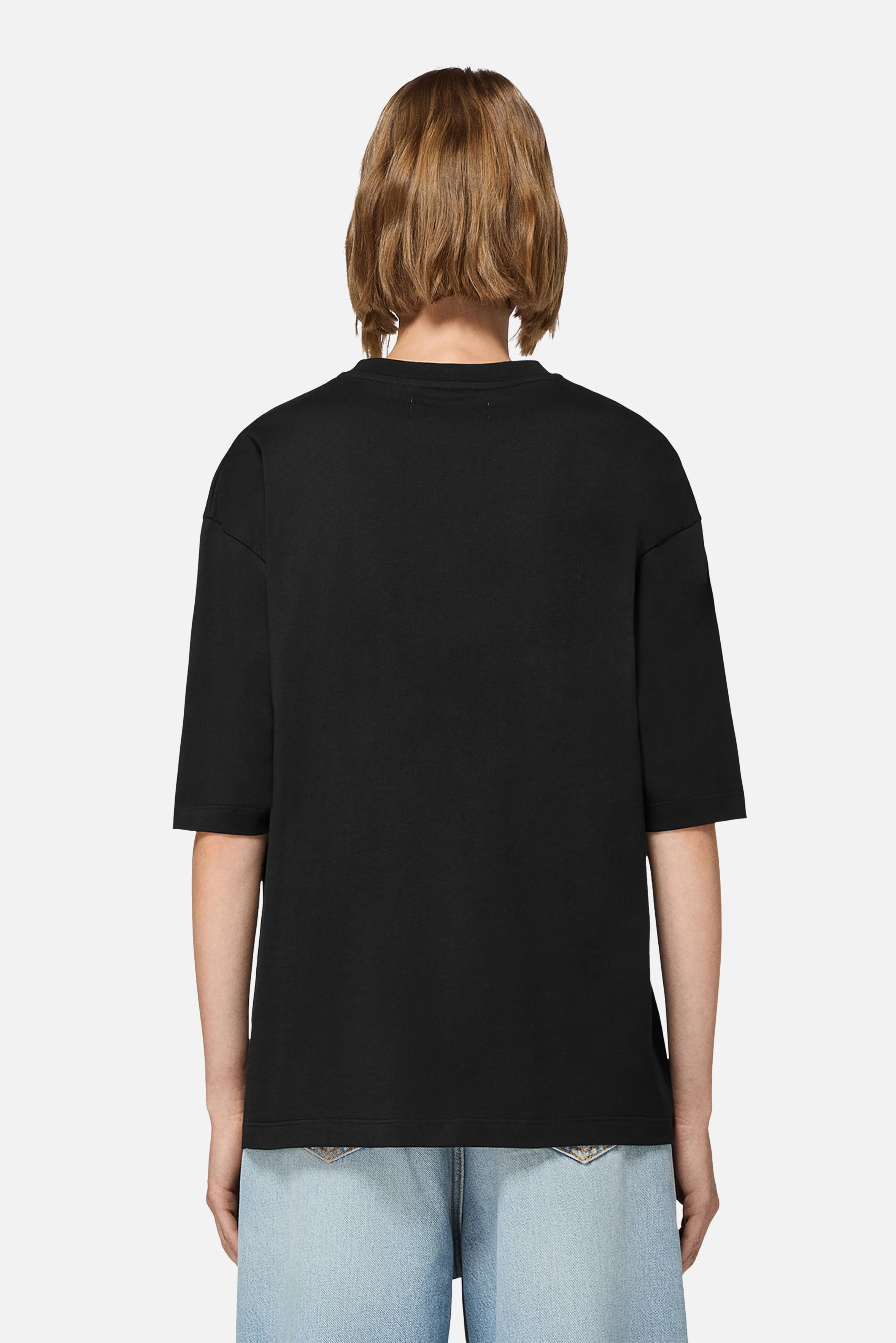 Double Angels Relaxed T-Shirt Black - Image 3