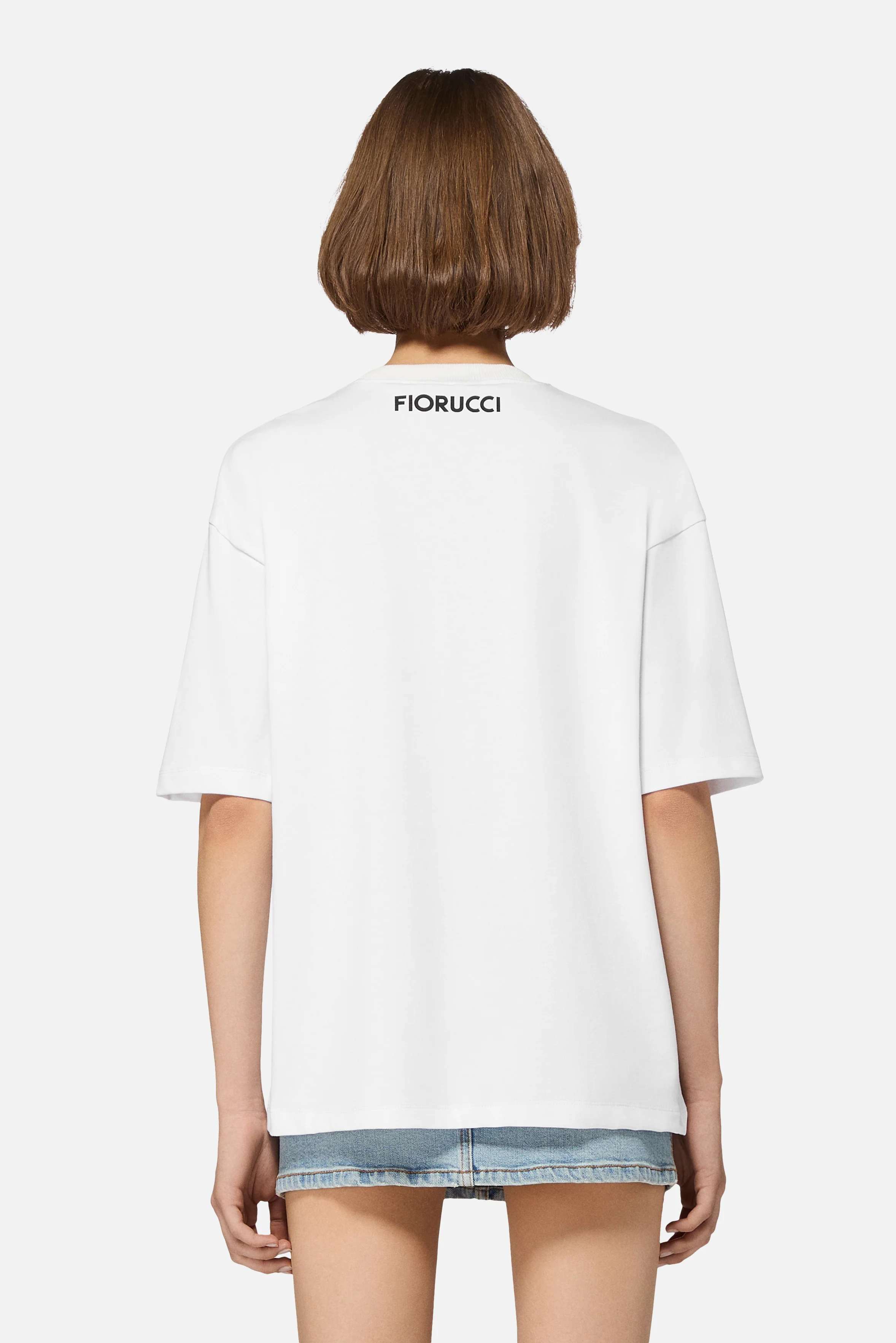 Double Cupid Relaxed T-Shirt White - Image 4