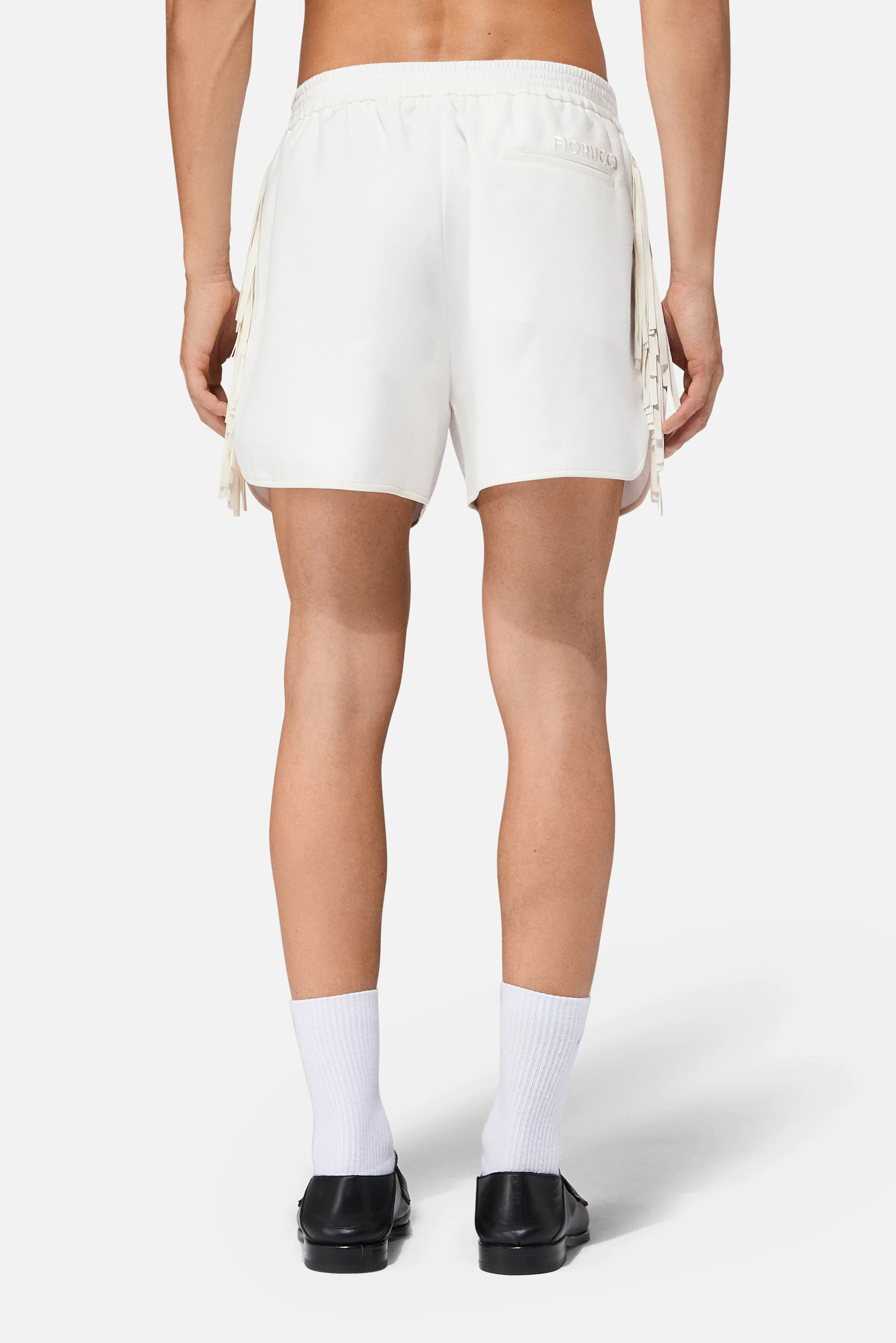 Fringe Shorts White - Image 3