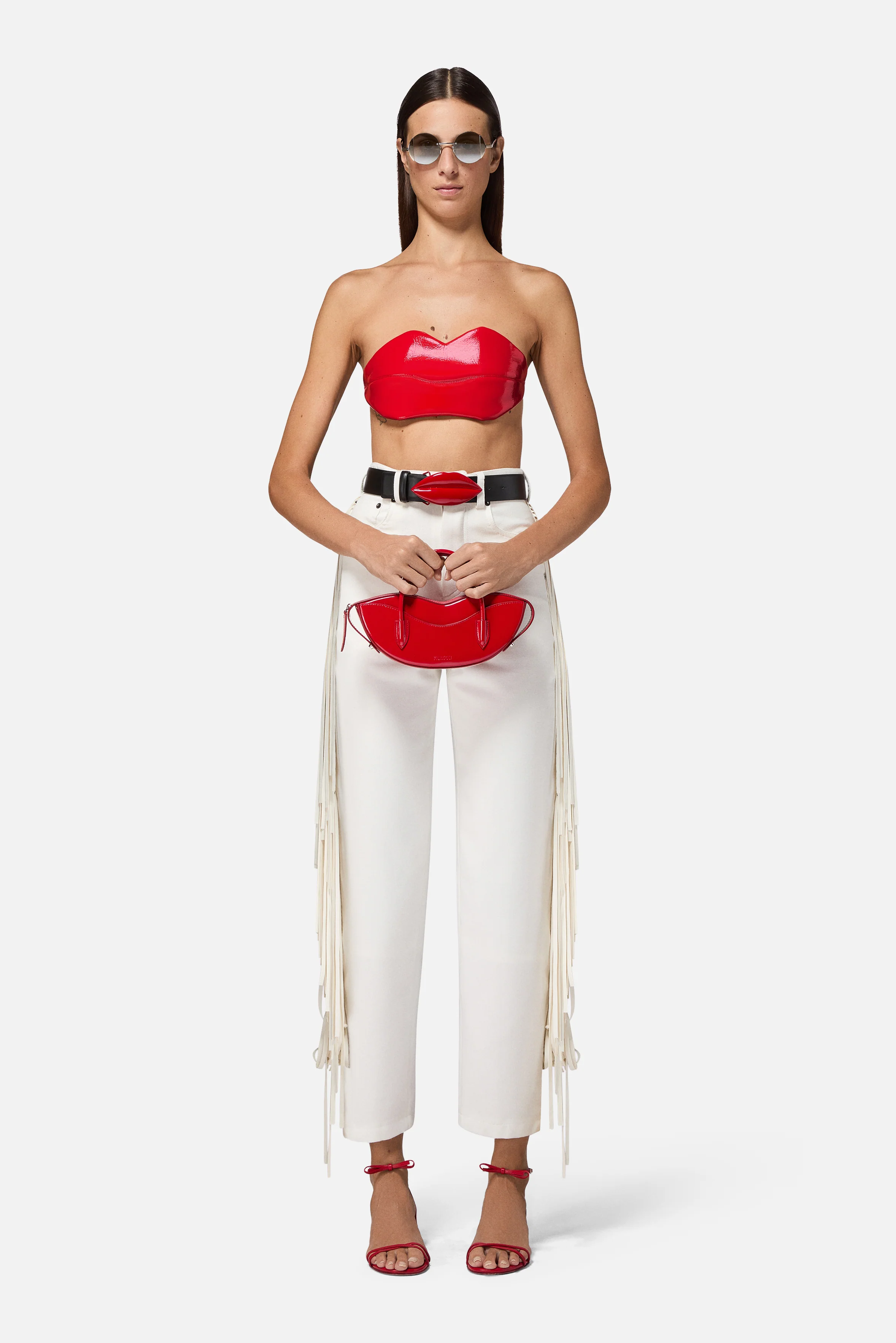 Fringe Trousers White - Image 3