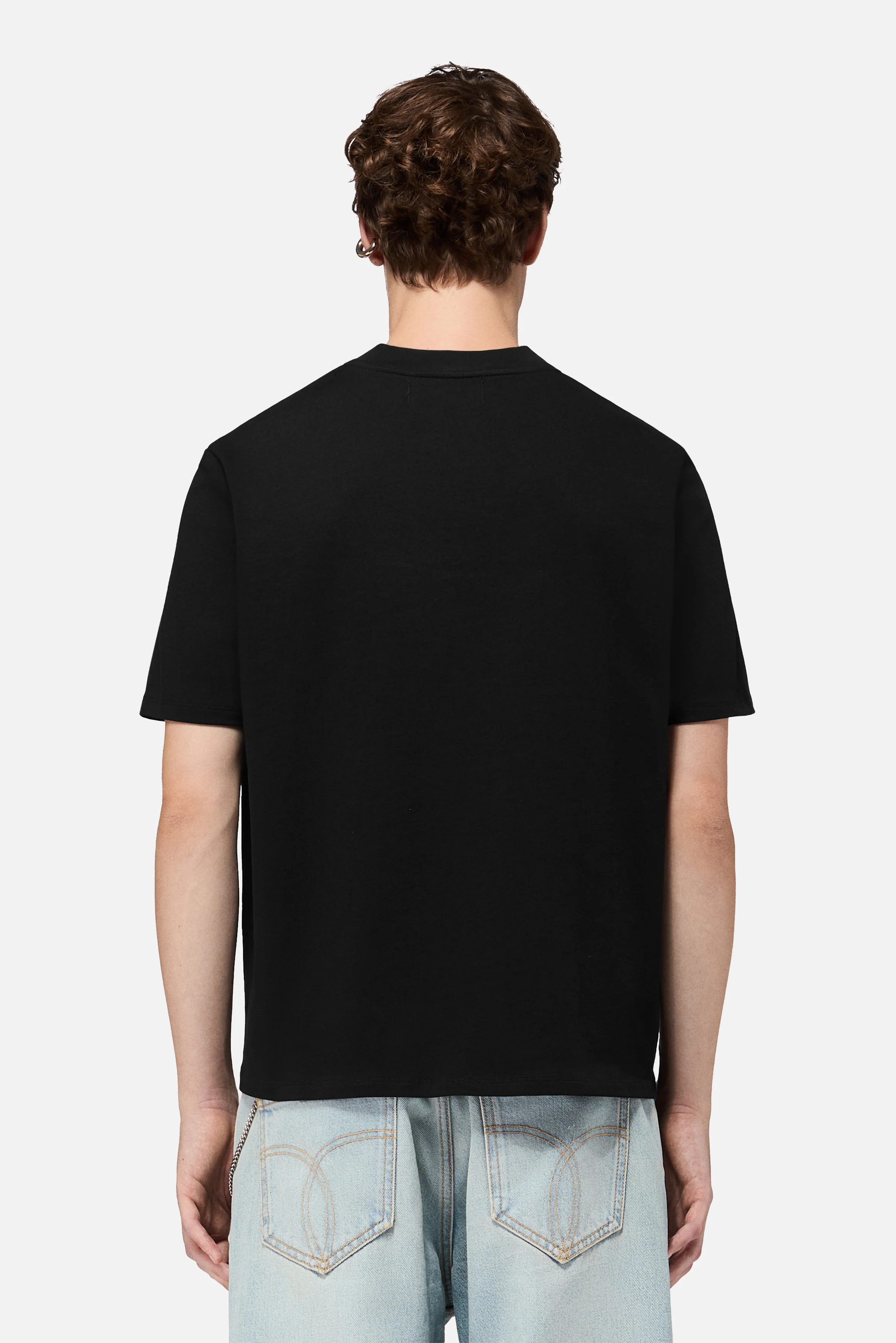 Glitter Star Logo Regular T-Shirt Black - Image 3