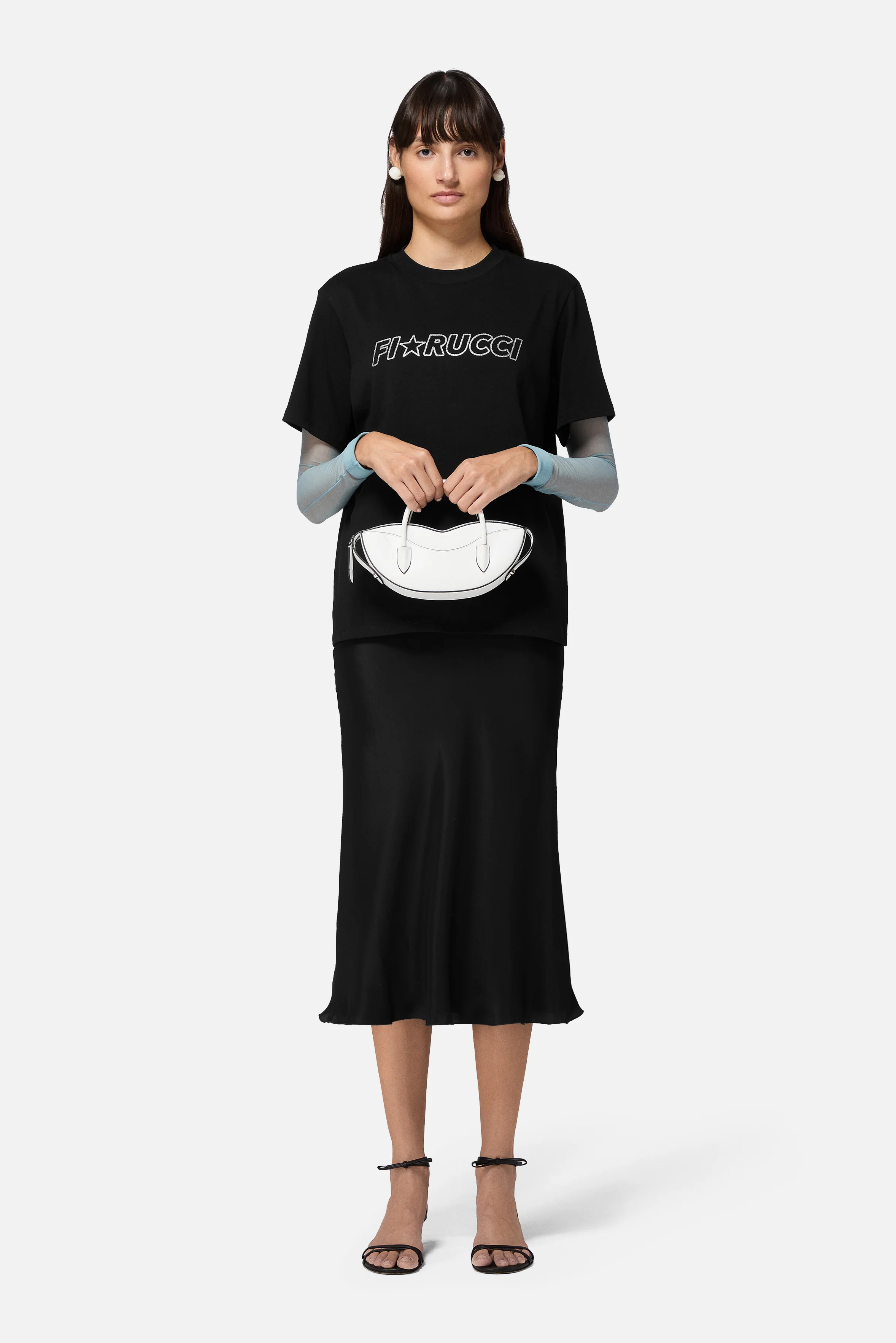 Glitter Star Logo Regular T-Shirt Black - Image 3