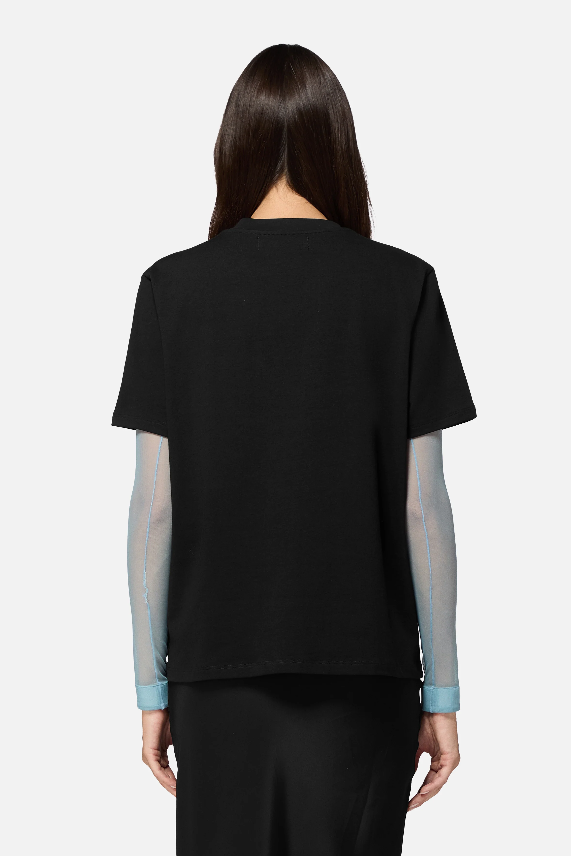 Glitter Star Logo Regular T-Shirt Black - Image 5