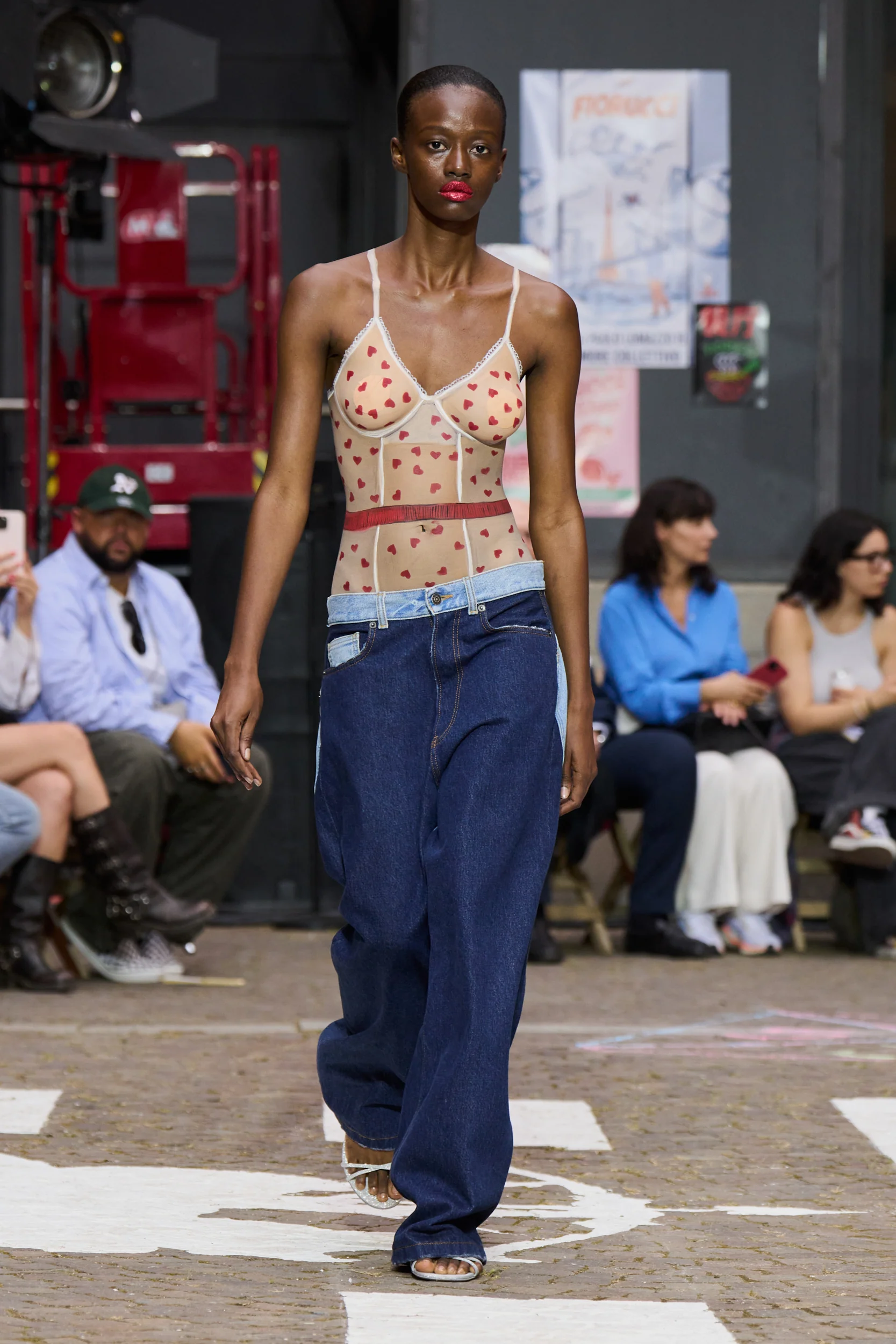 Heartline Baggy Jeans Multi - Image 3