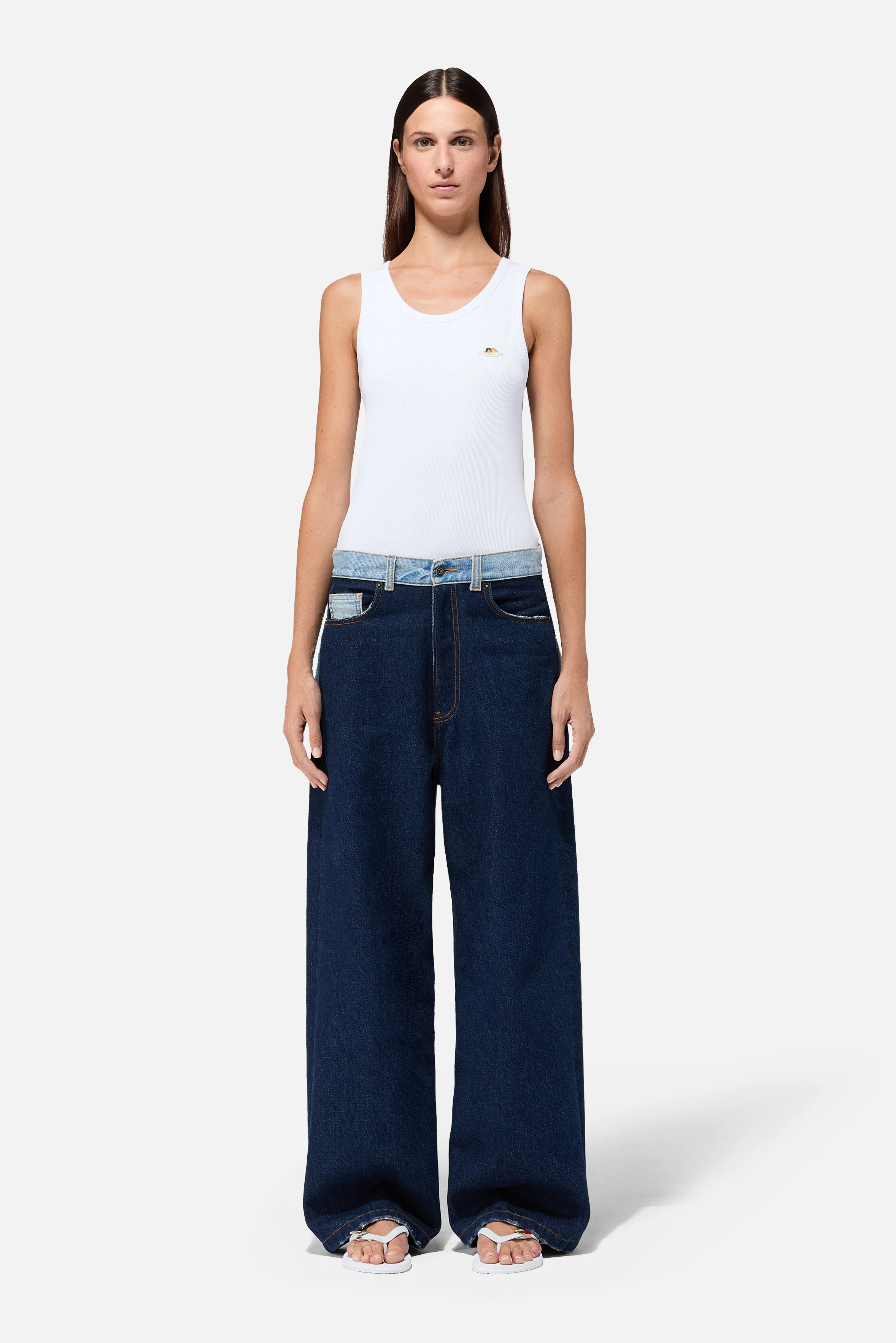 Heartline Baggy Jeans Multi - Image 4