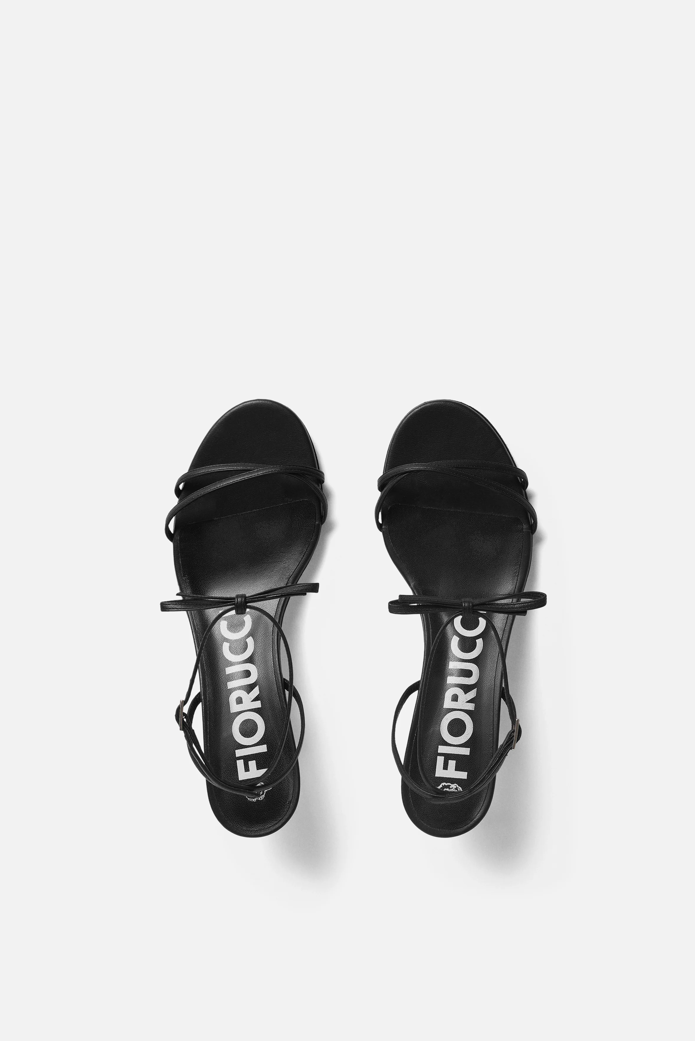Leather Kitten Heels Black - Image 4