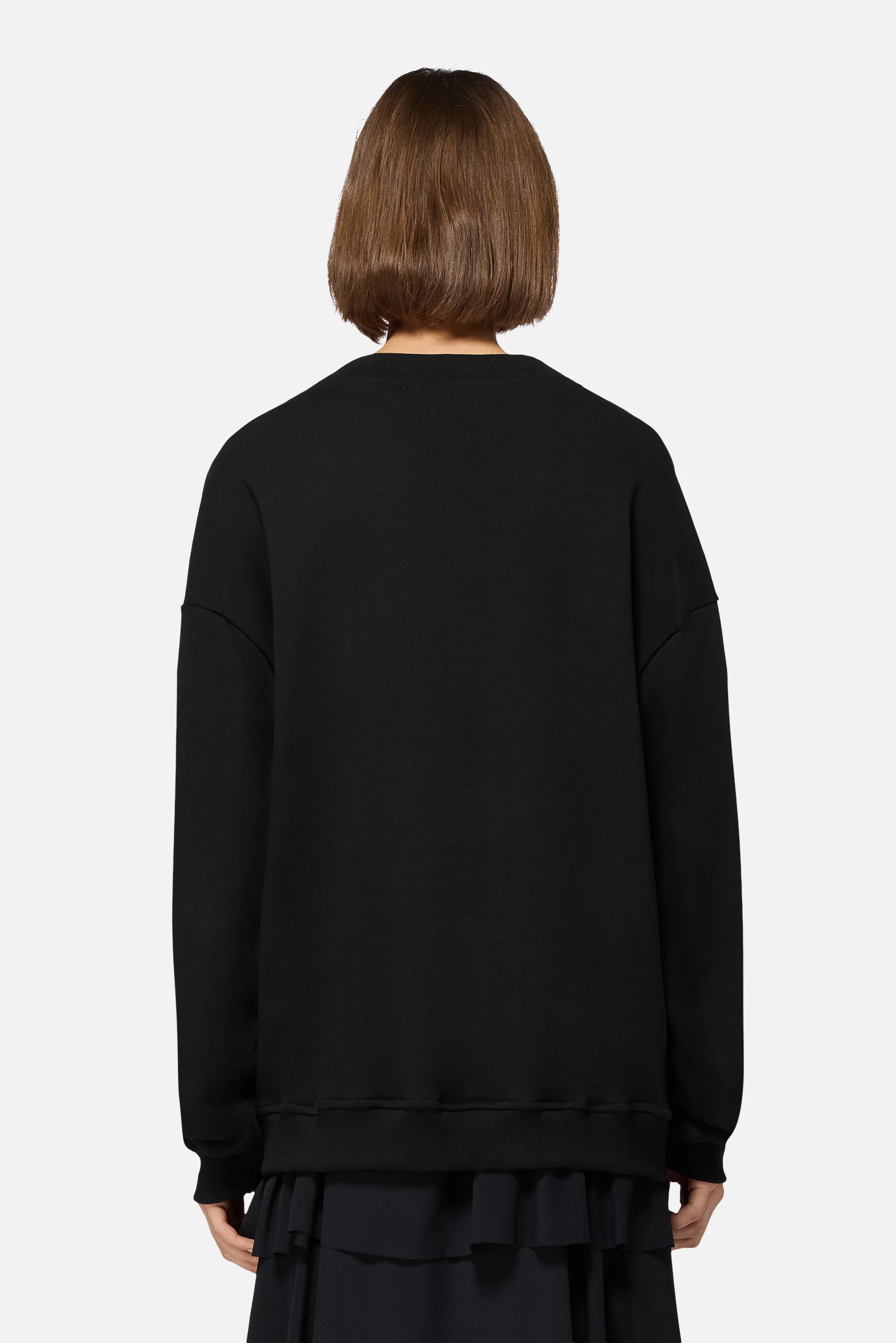 Lick Before You Label Relaxed Sweatshirt Black - Image 3