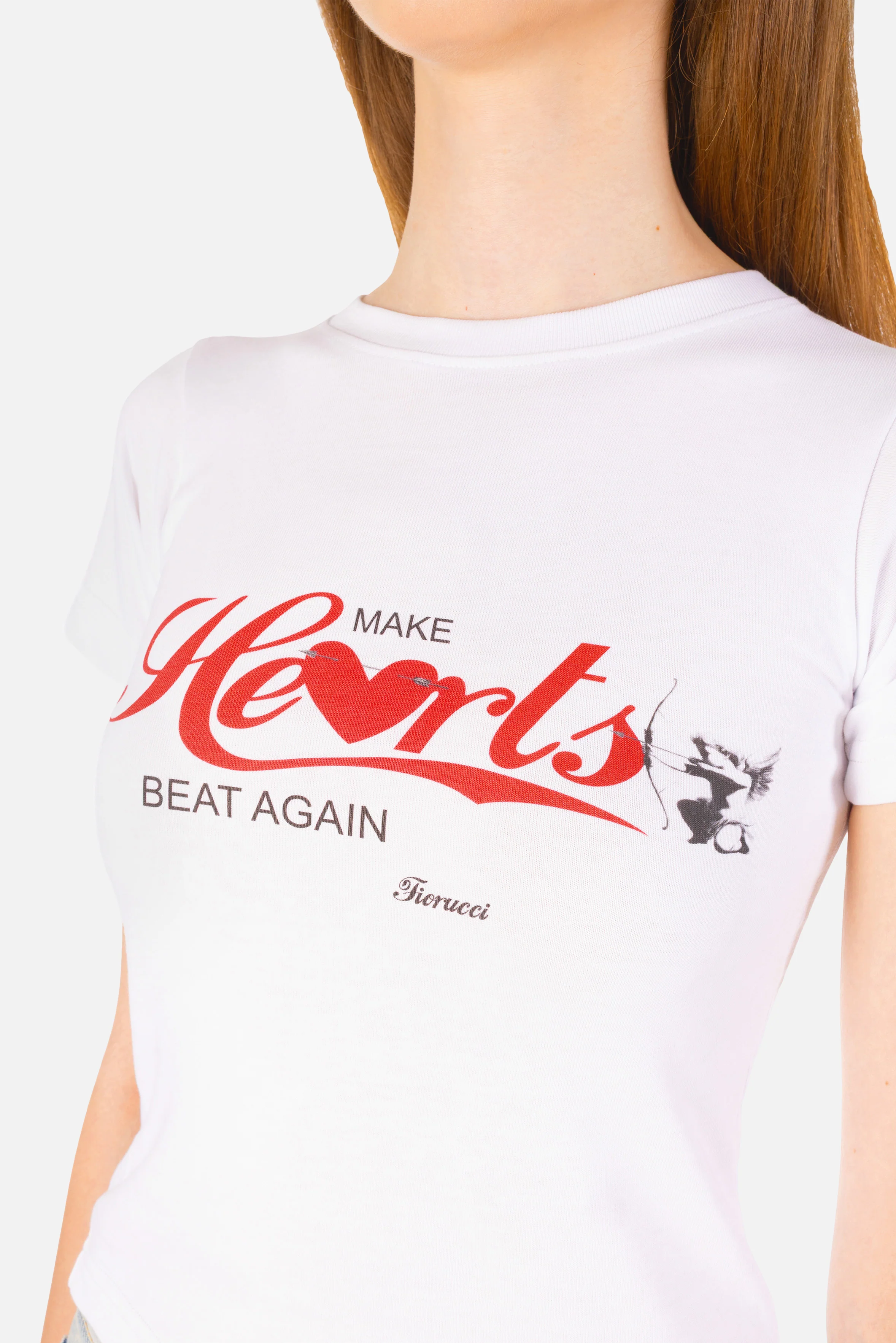 Make Hearts Beat Again Baby T-Shirt White - Image 4