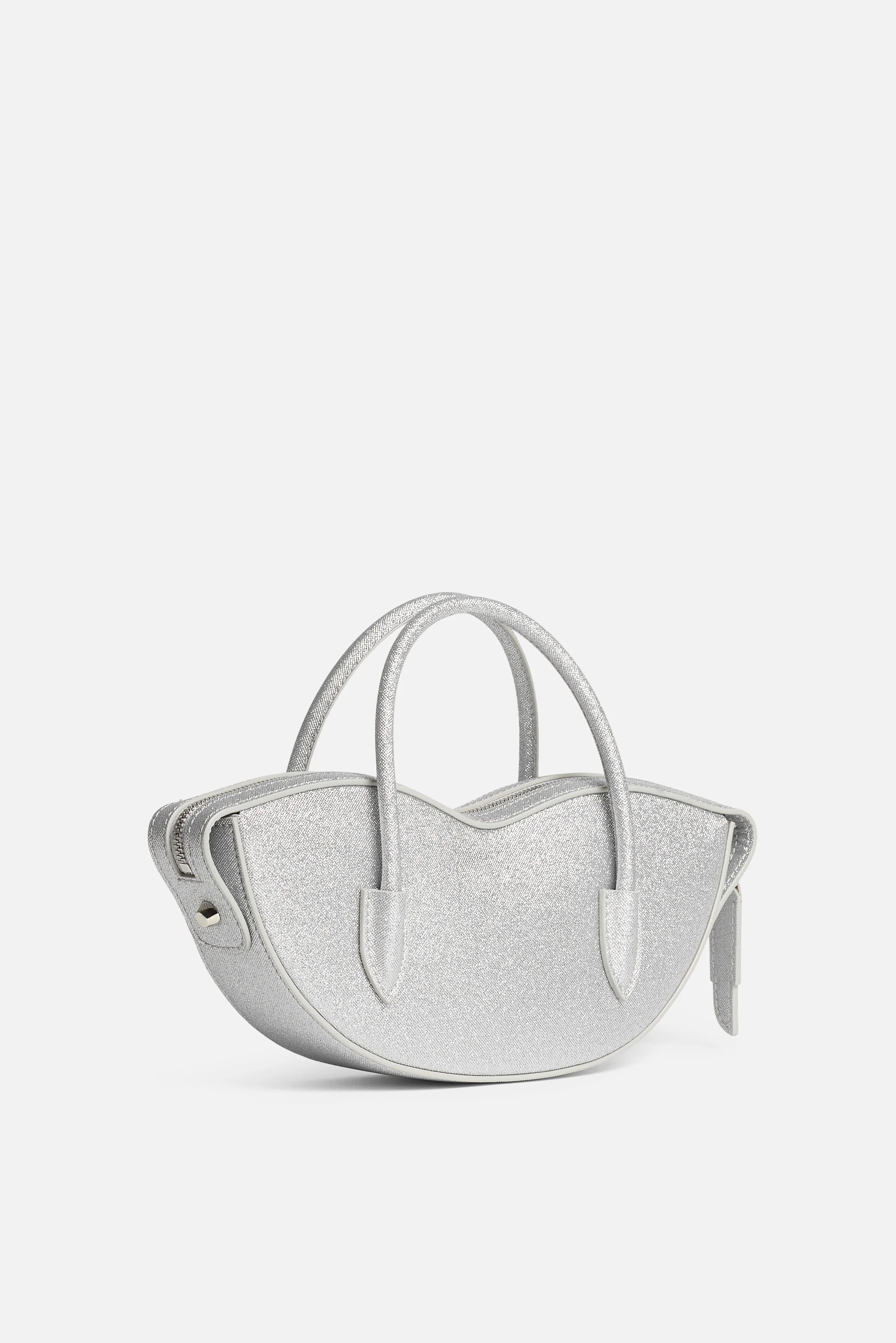 Mini Lips Bag Glitter Silver - Image 3