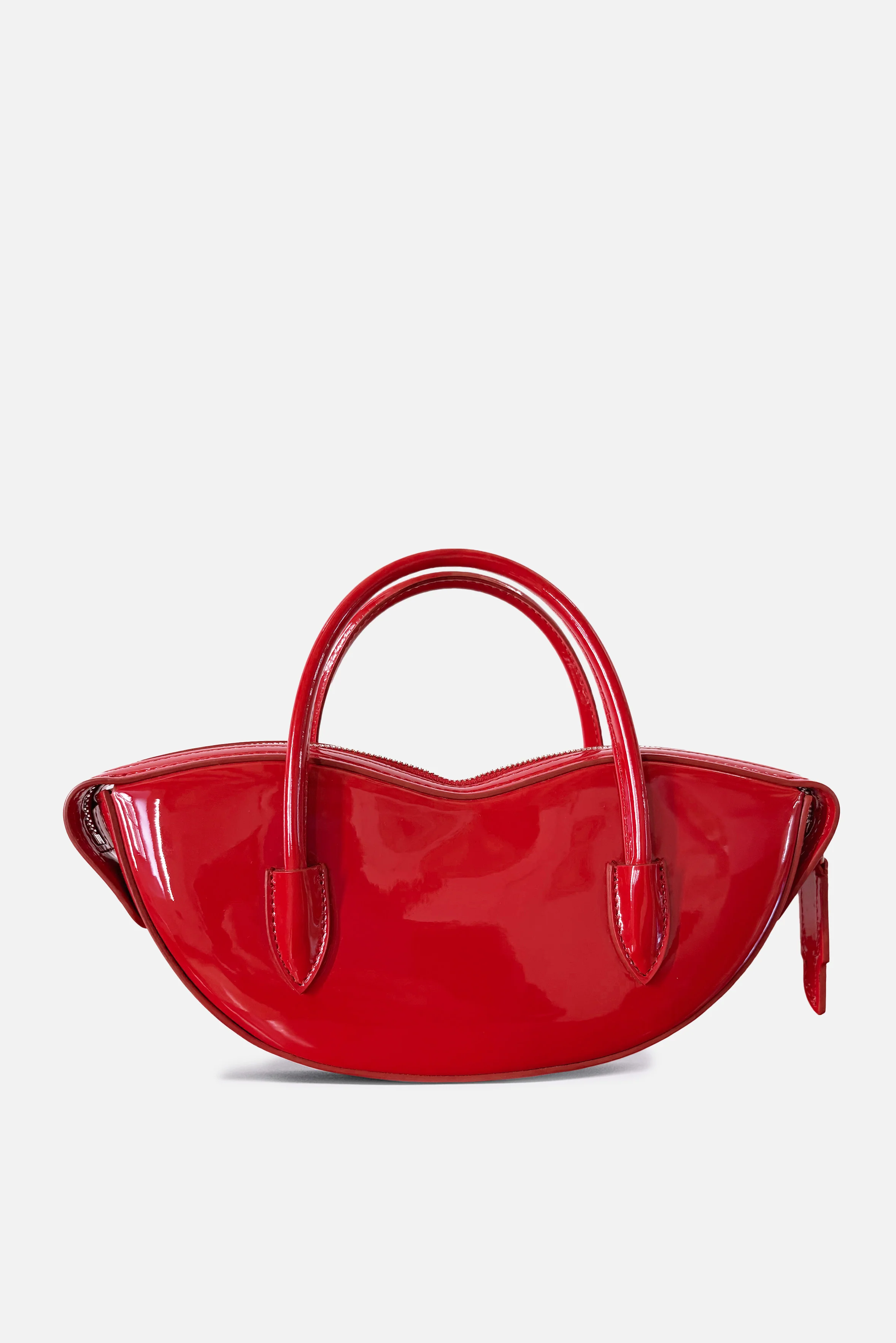 Mini Lips Bag Vinyl Red - Image 5