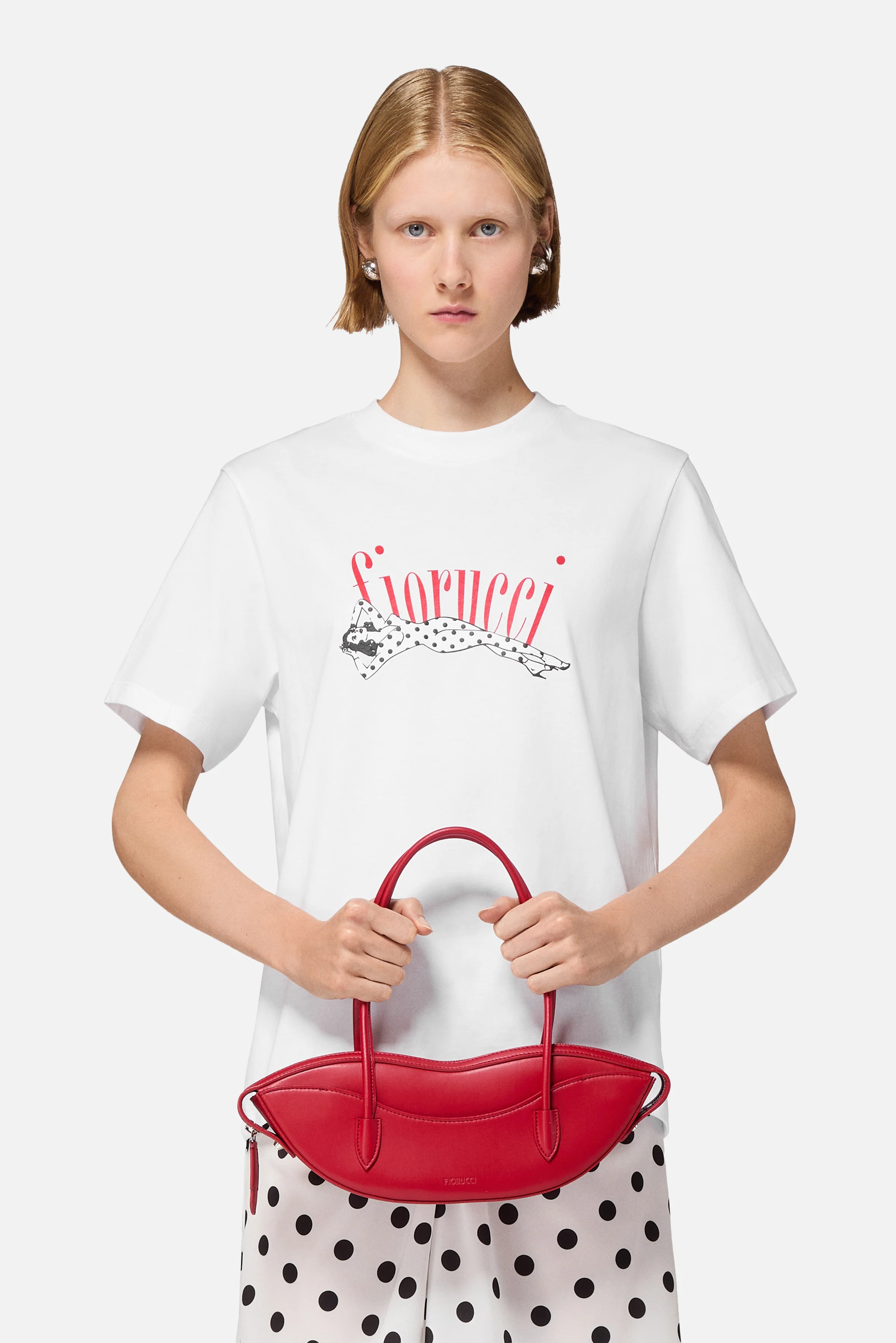 Pin Up Logo Regular T-Shirt White - Image 4