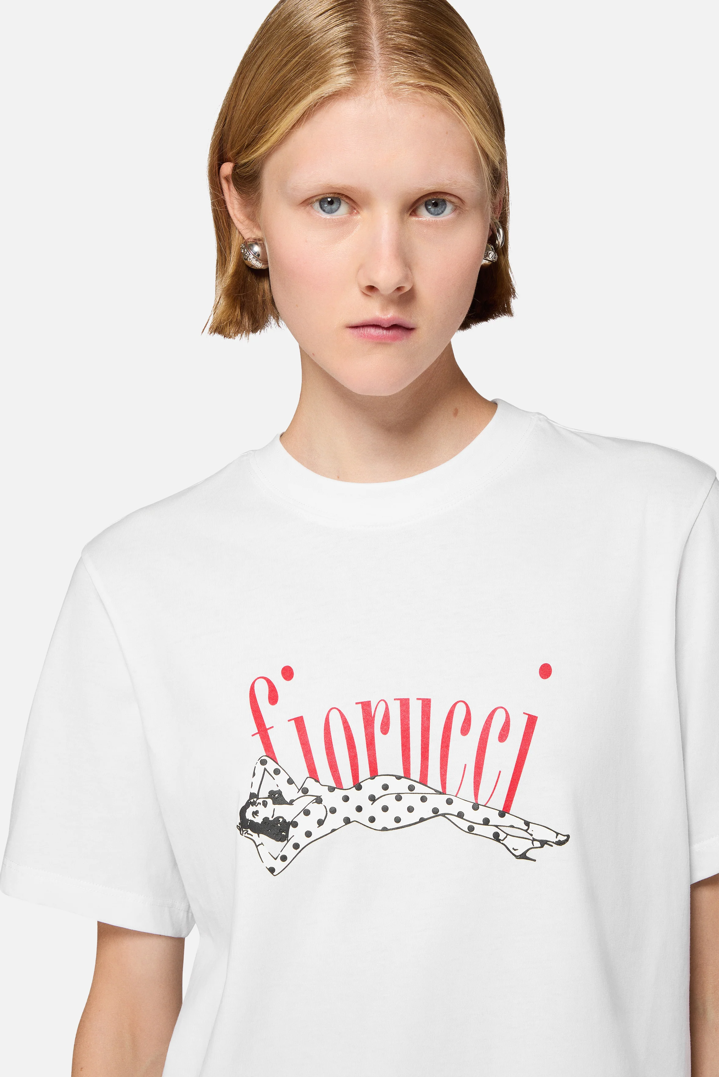 Pin Up Logo Regular T-Shirt White - Image 6