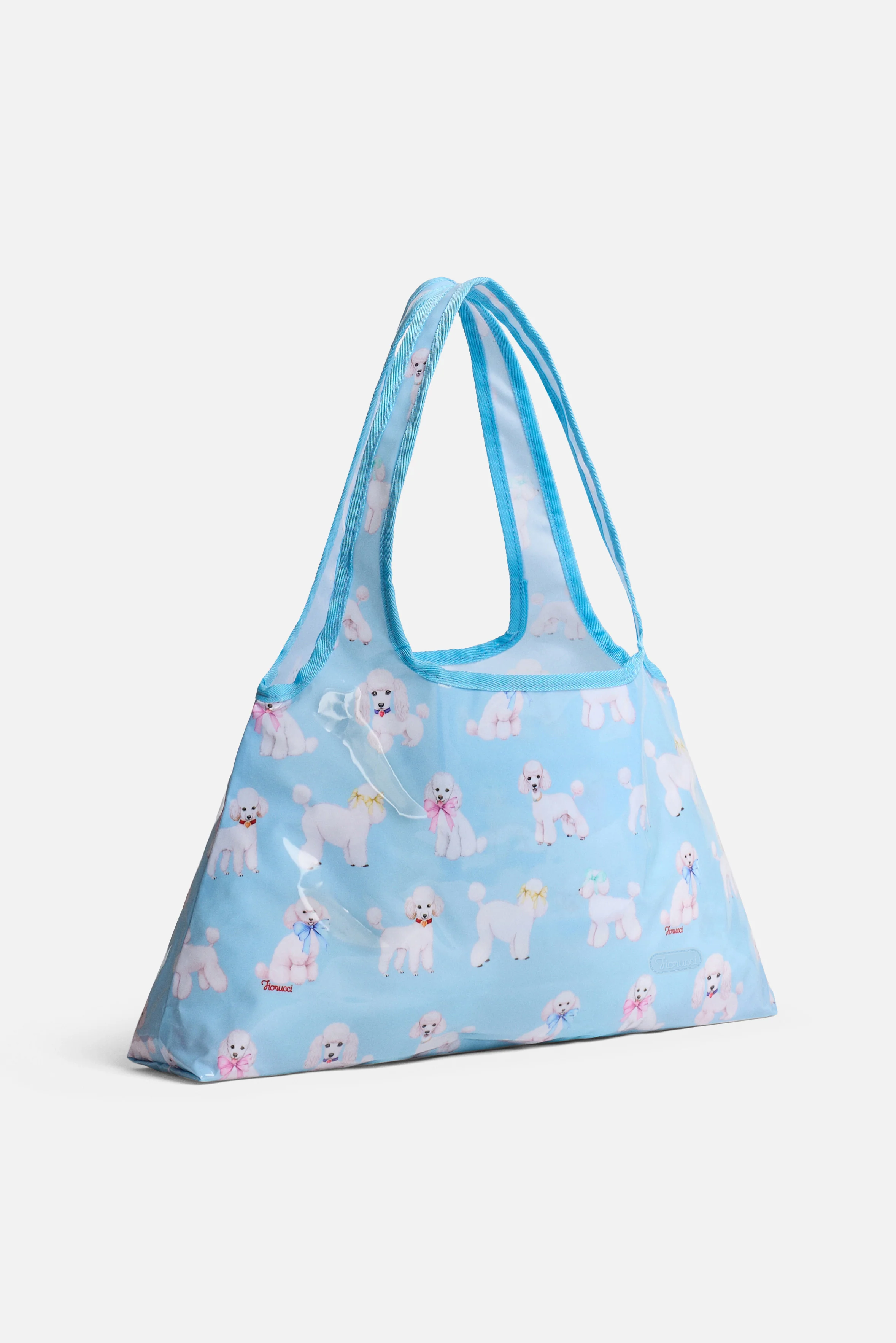 Poodle Hobo Bag Light Blue - Image 5