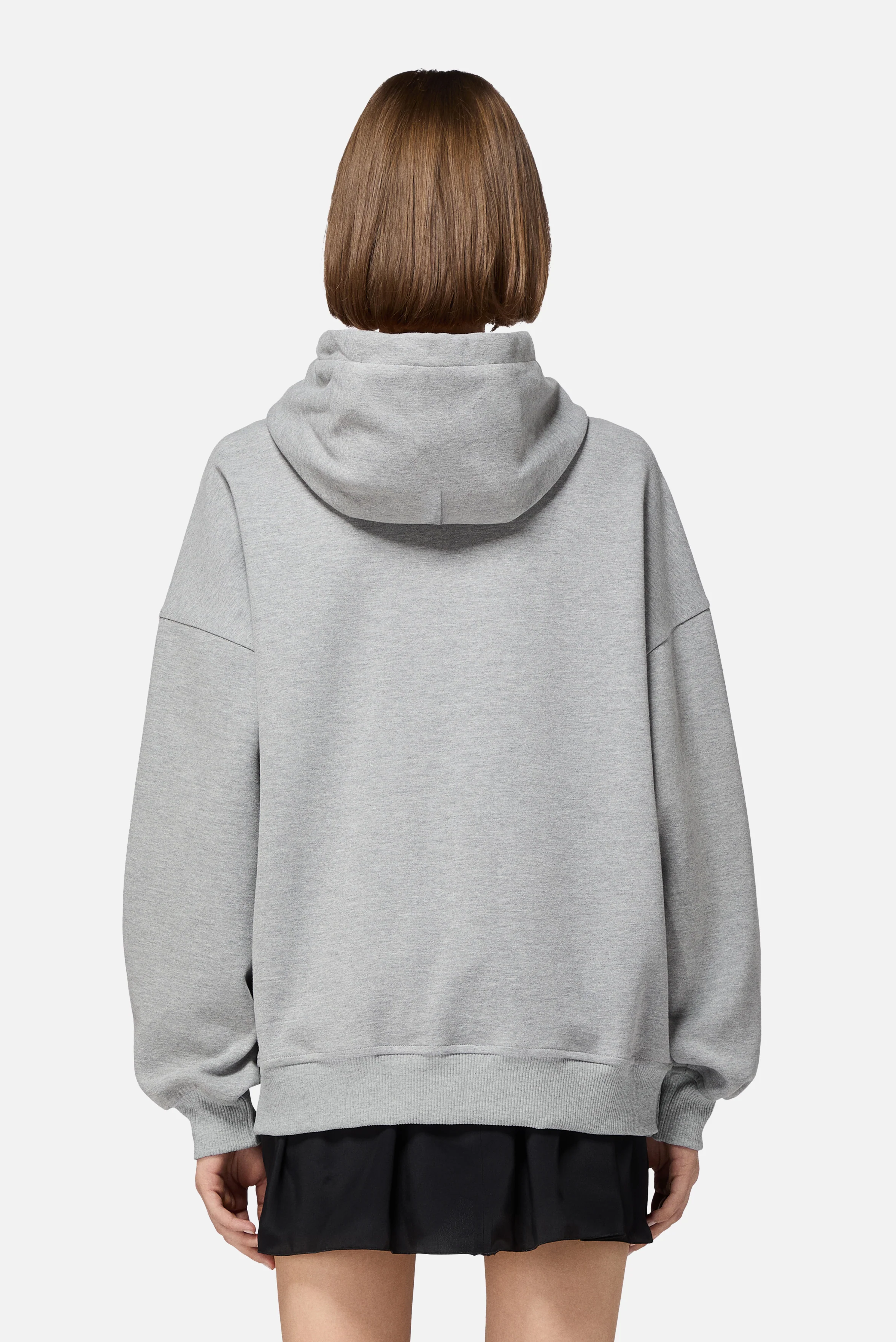 Poodle Relaxed Hoodie Grey - Image 4