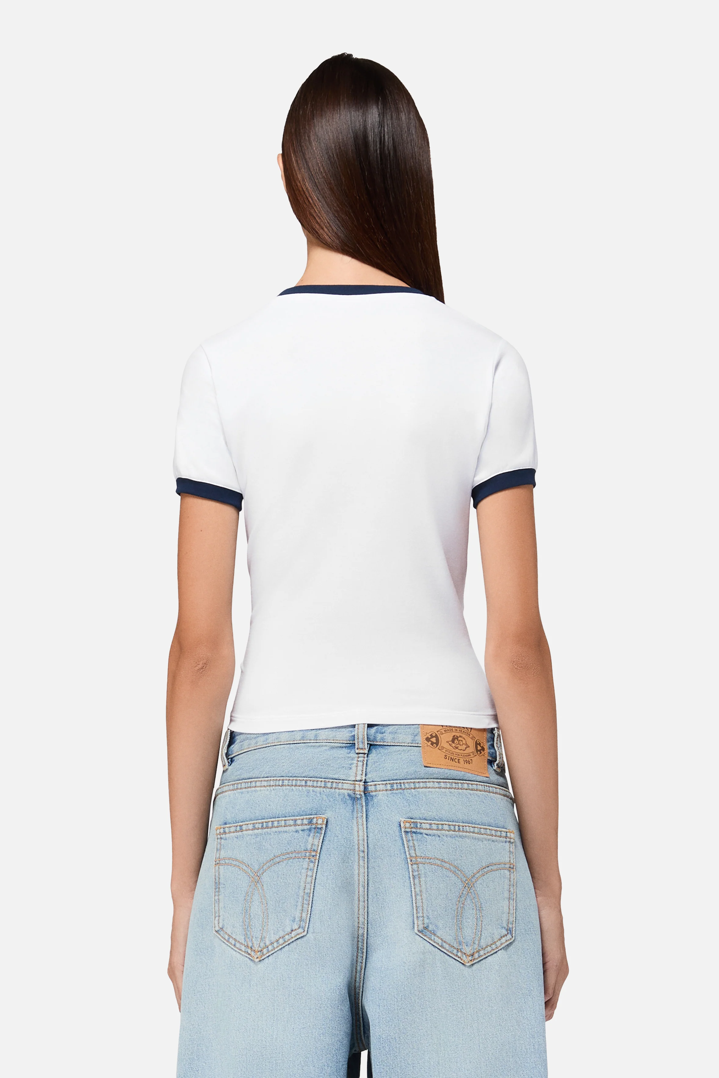 Popcorn Print Baby T-Shirt White - Image 4