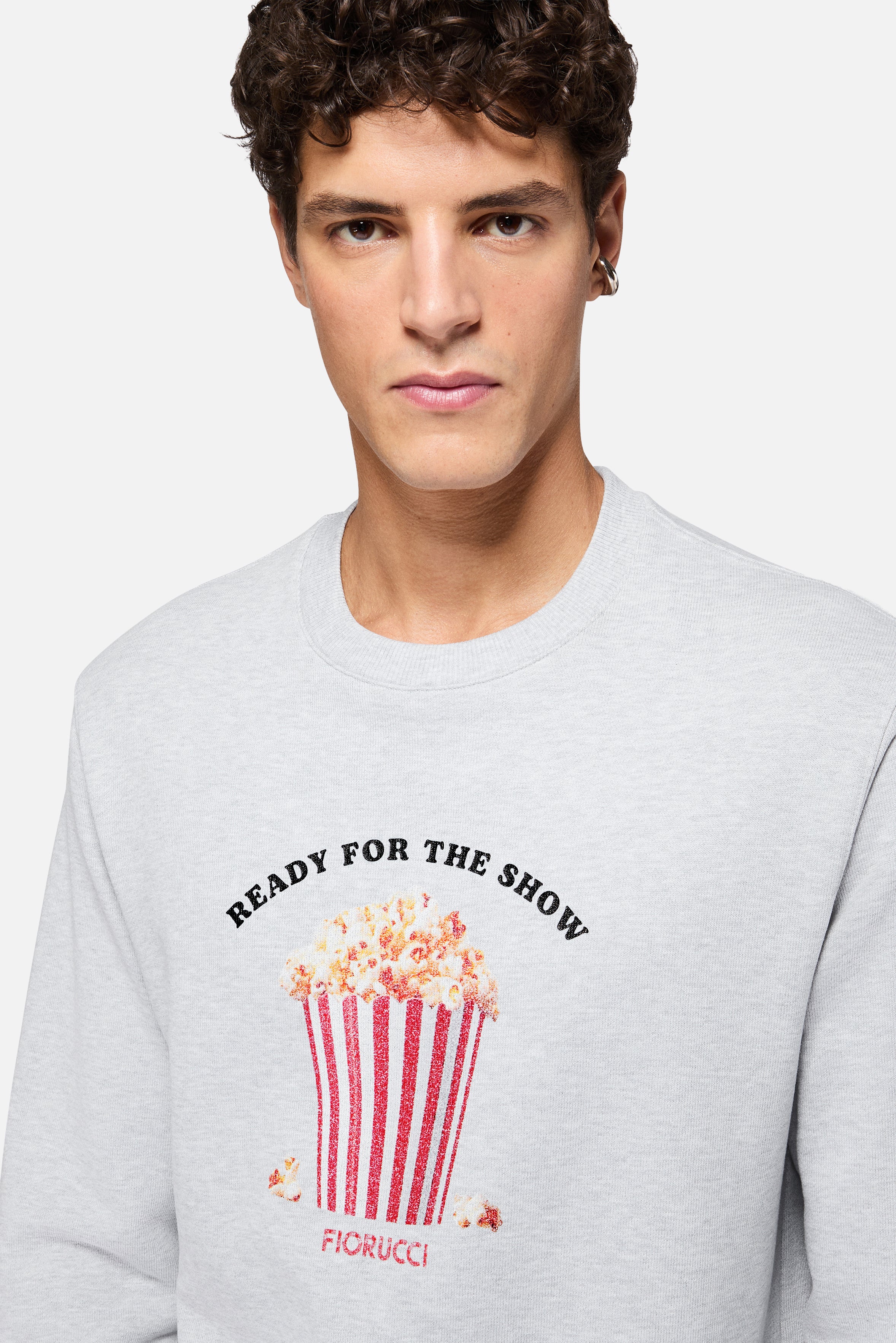 Popcorn Regular Sweatshirt Grey - Image 4