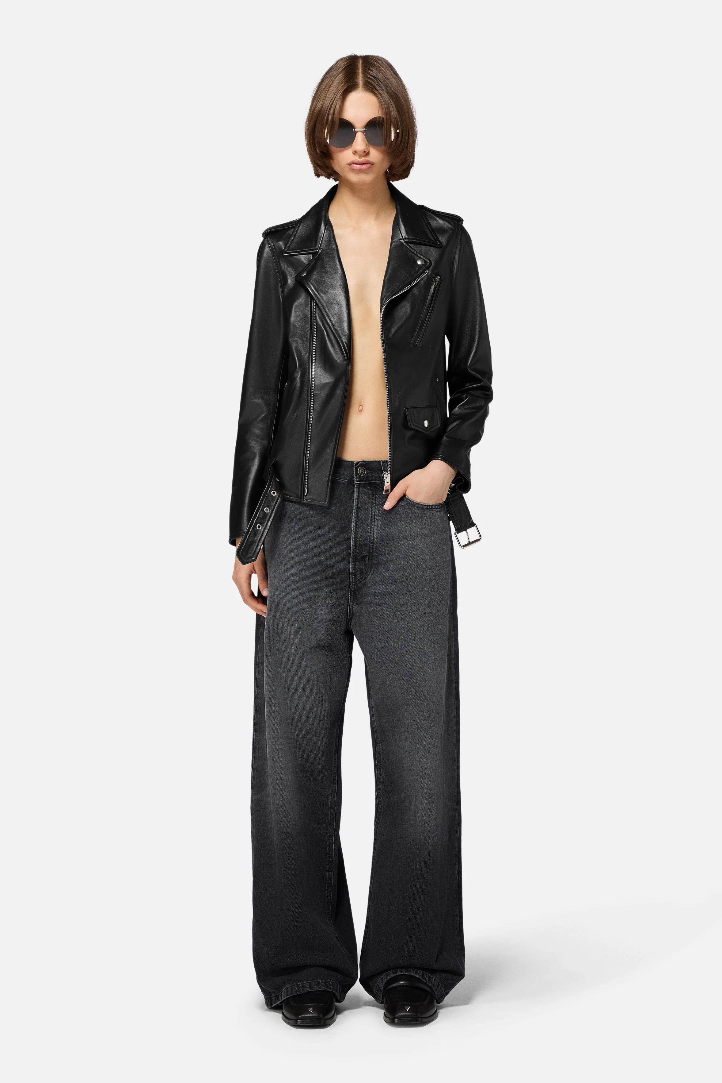 Rock Cupid Leather Jacket Black - Image 3