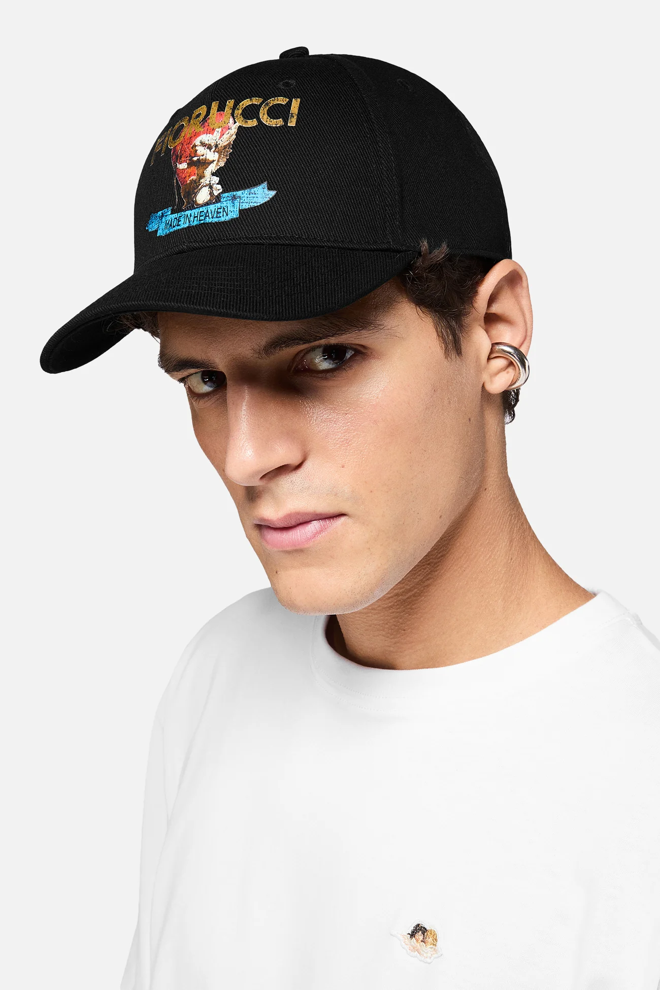 Rock Cupid Logo Cap Black - Image 3