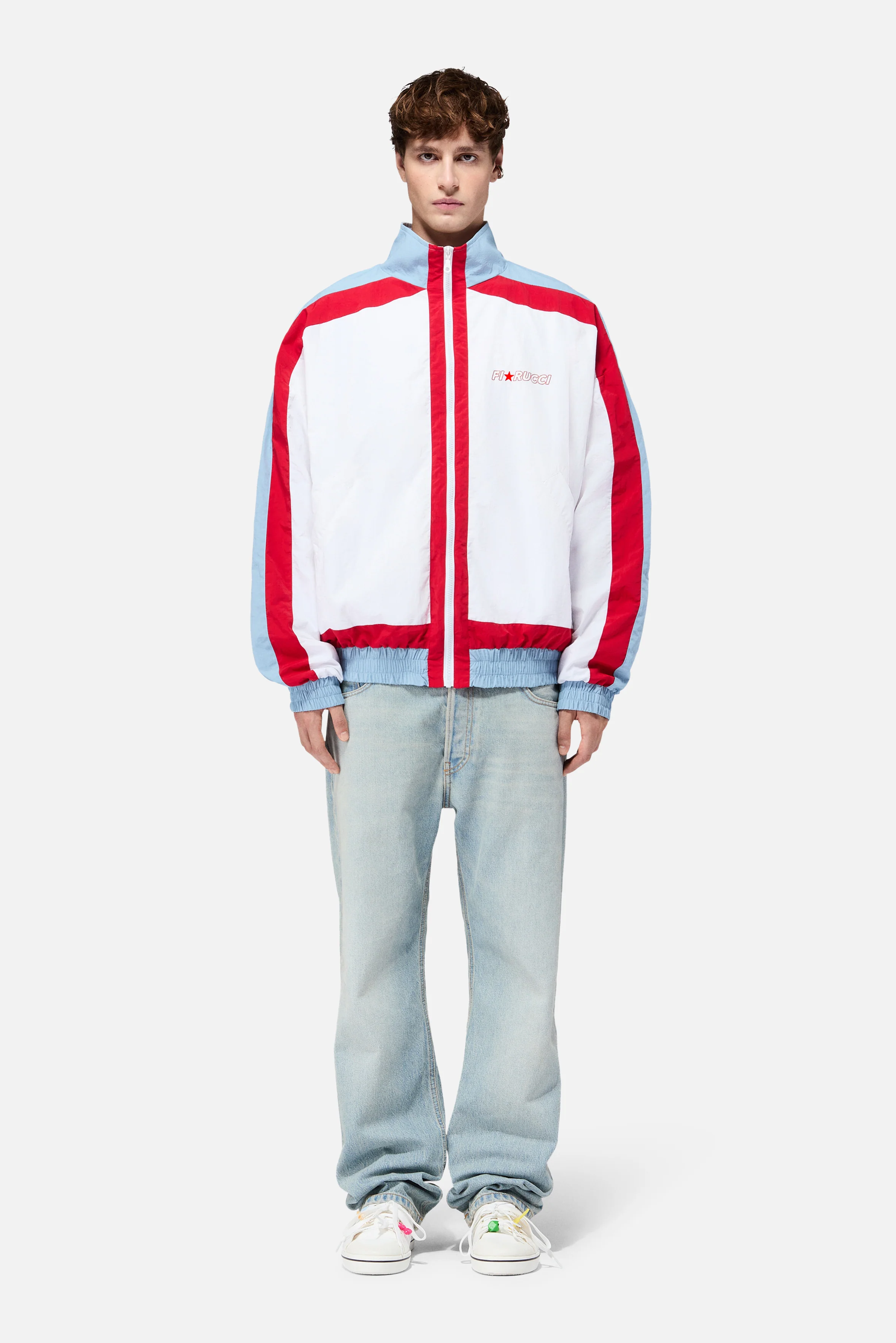 Star Logo Nylon Jacket White - Image 3