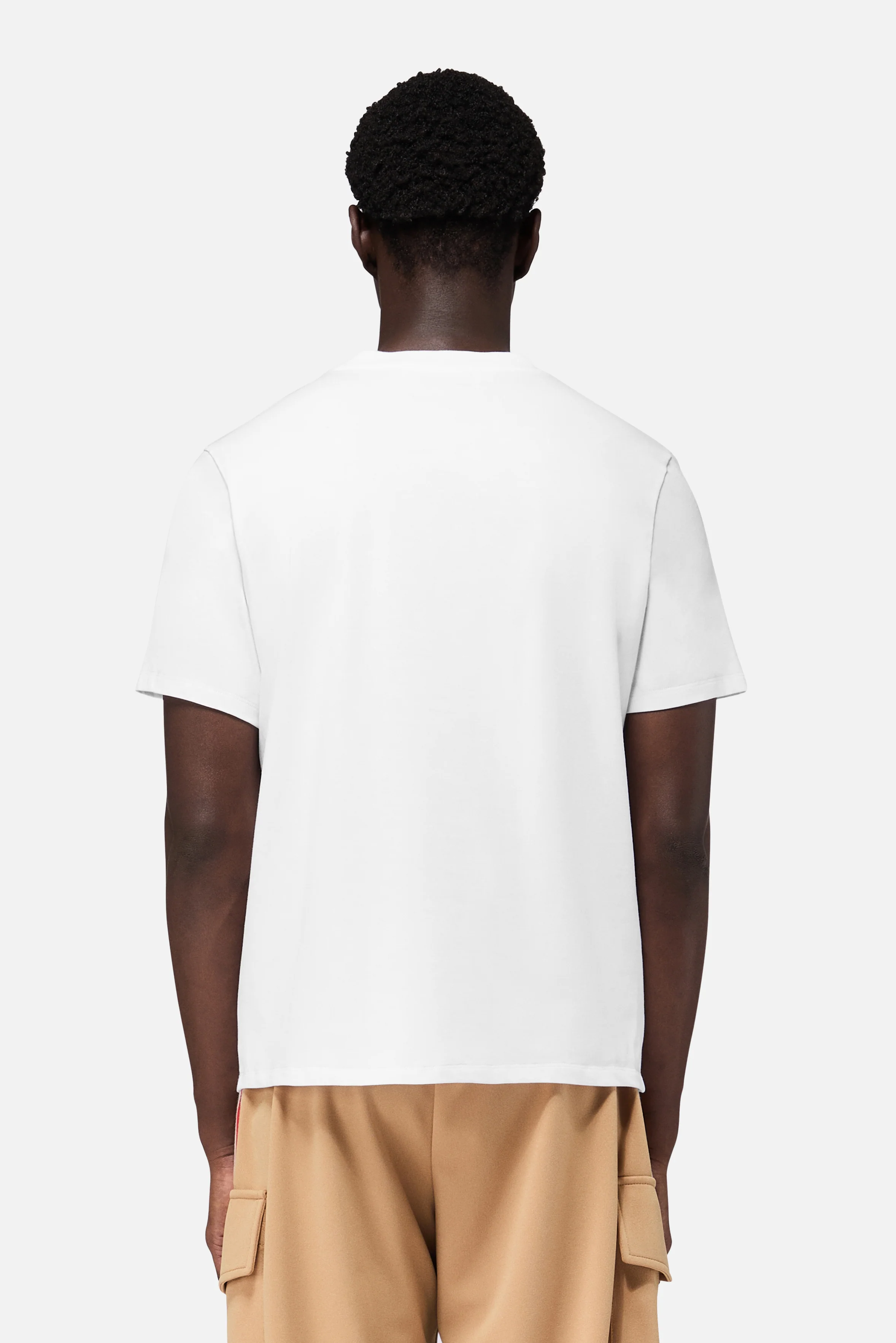 Stripe Star Logo Regular T-Shirt White - Image 3