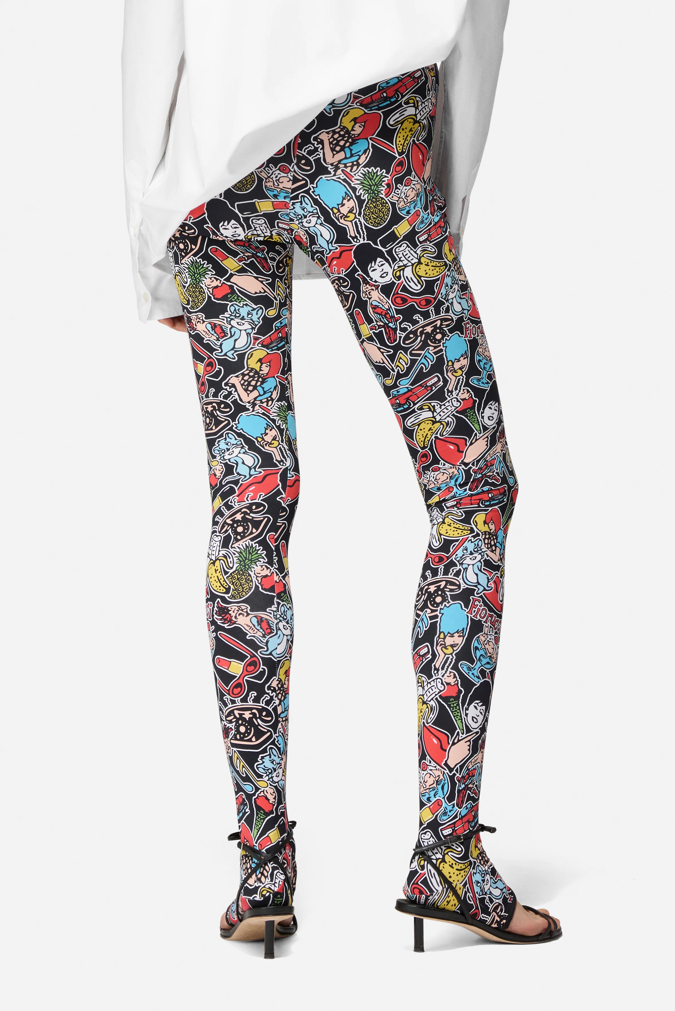 Toys Print Print Leggings Black - Image 3
