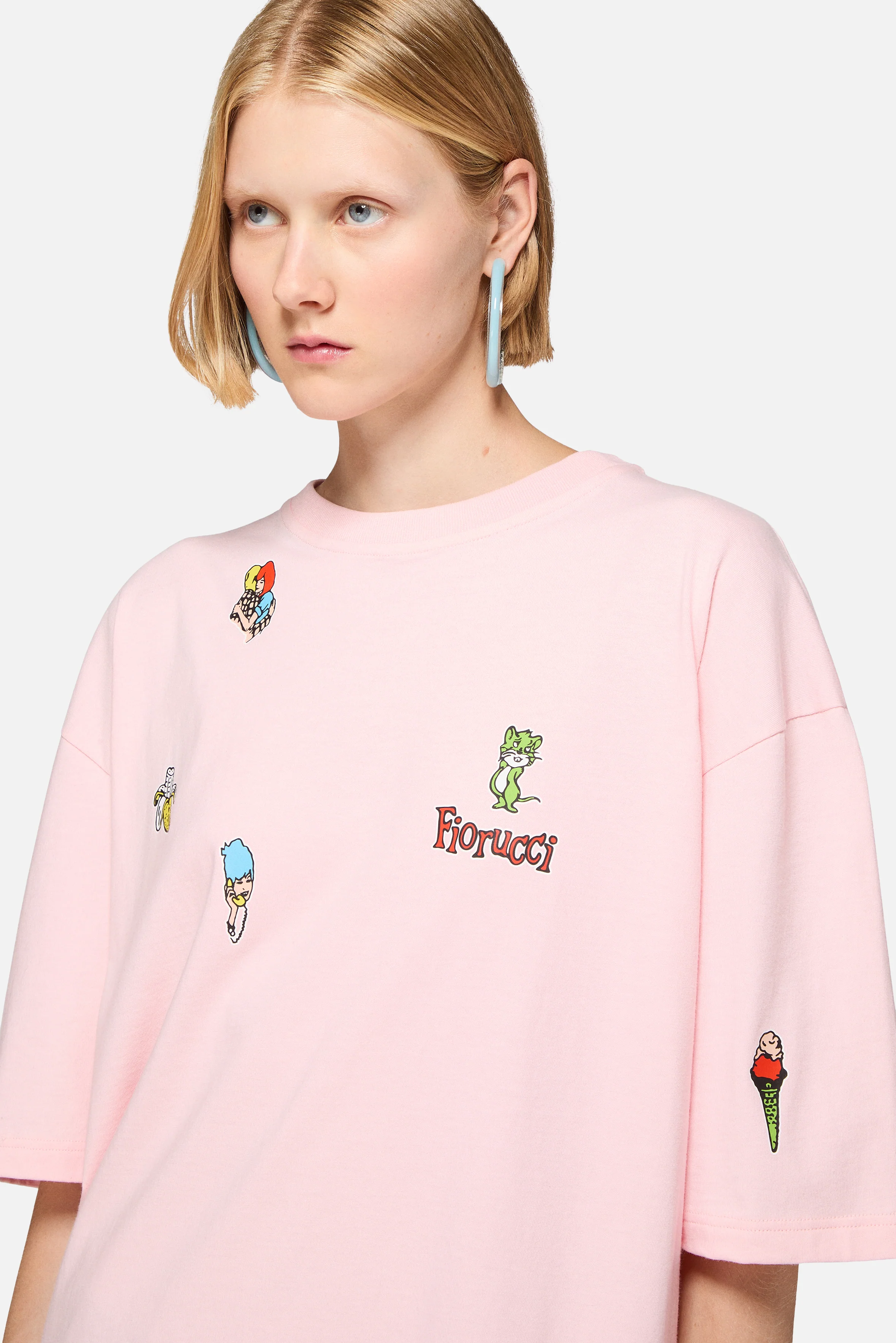 Toys Print Print Relaxed T-Shirt Pink - Image 4