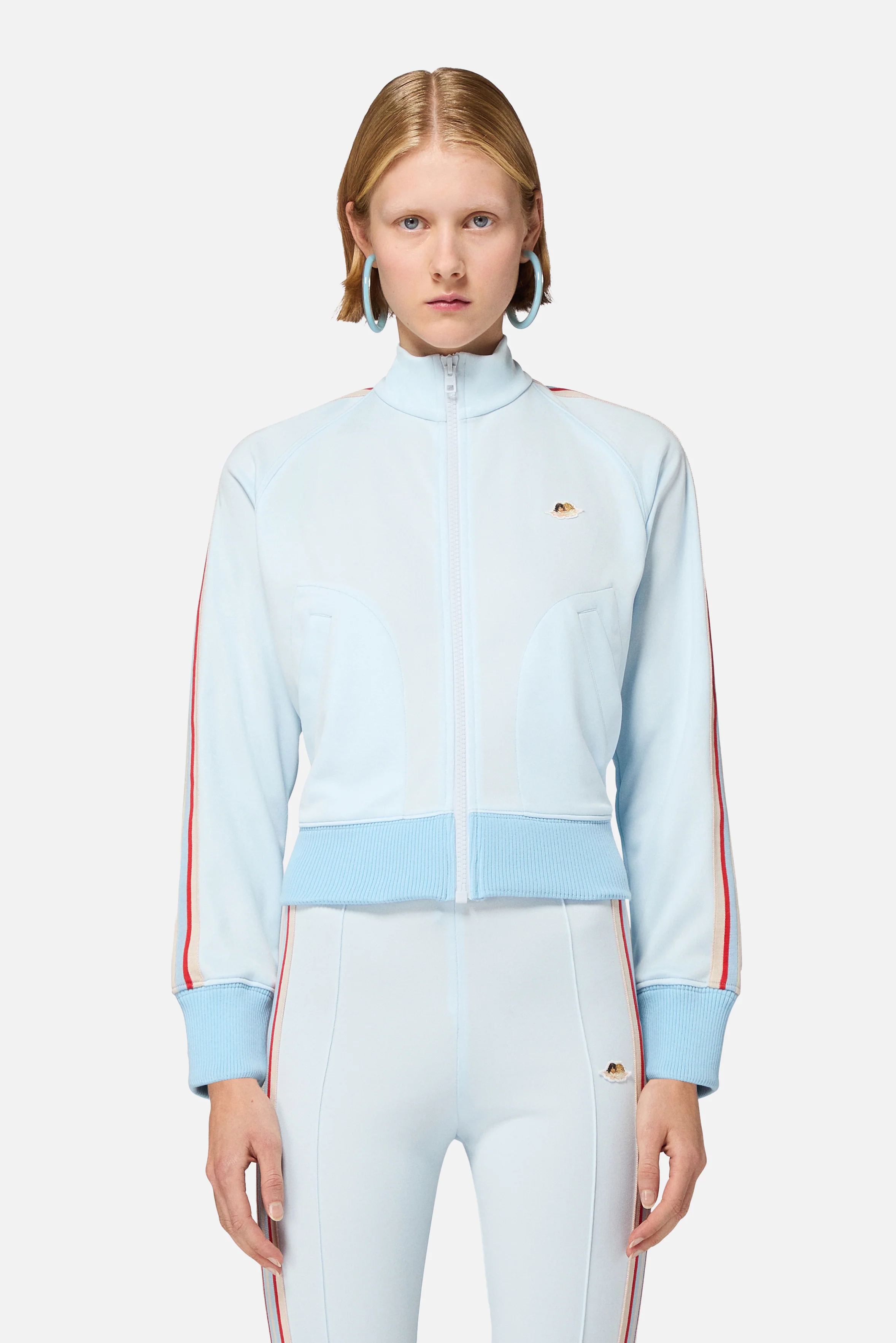 Track Sweatshirt Angels Patch Light Blue - Image 3
