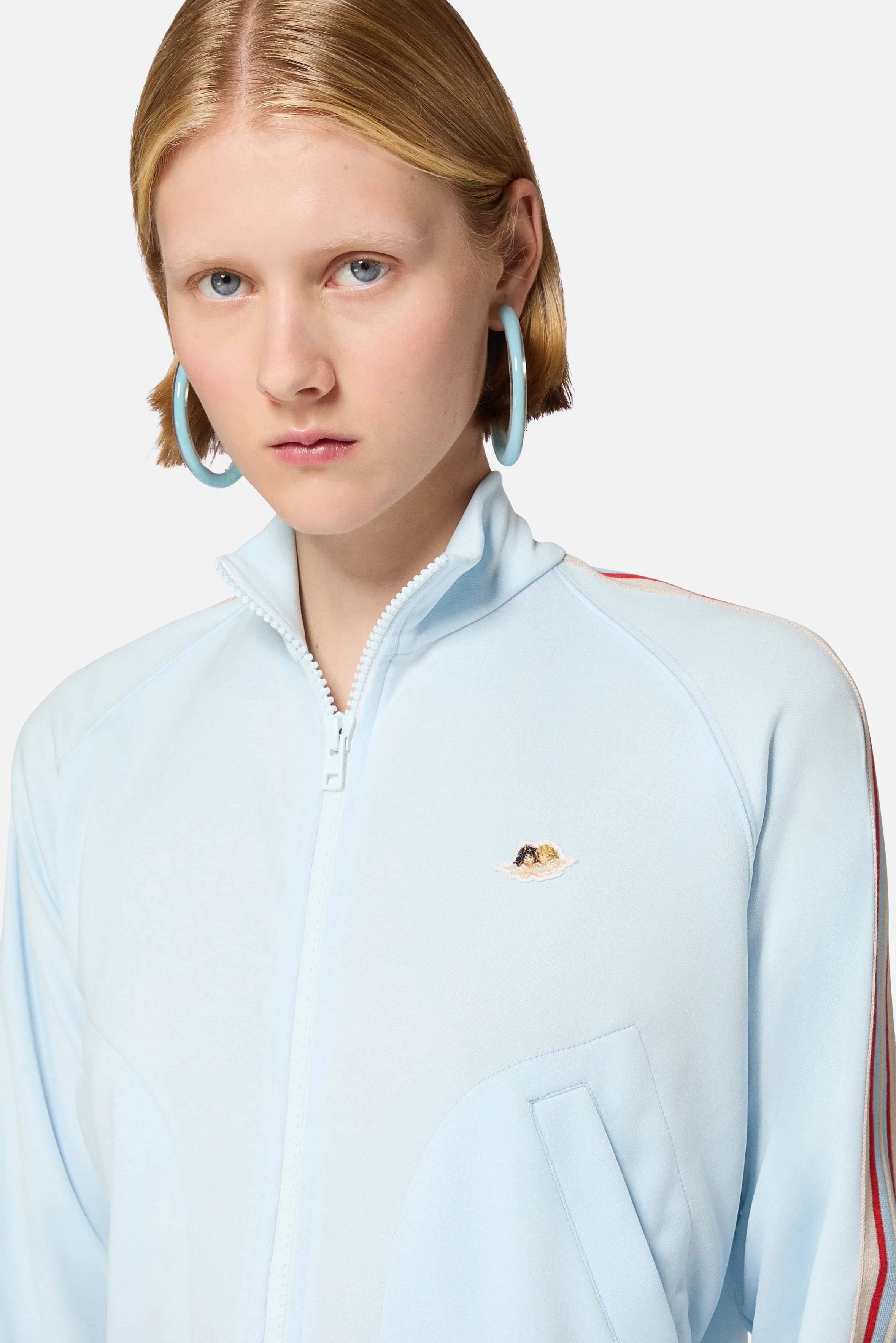 Track Sweatshirt Angels Patch Light Blue - Image 5