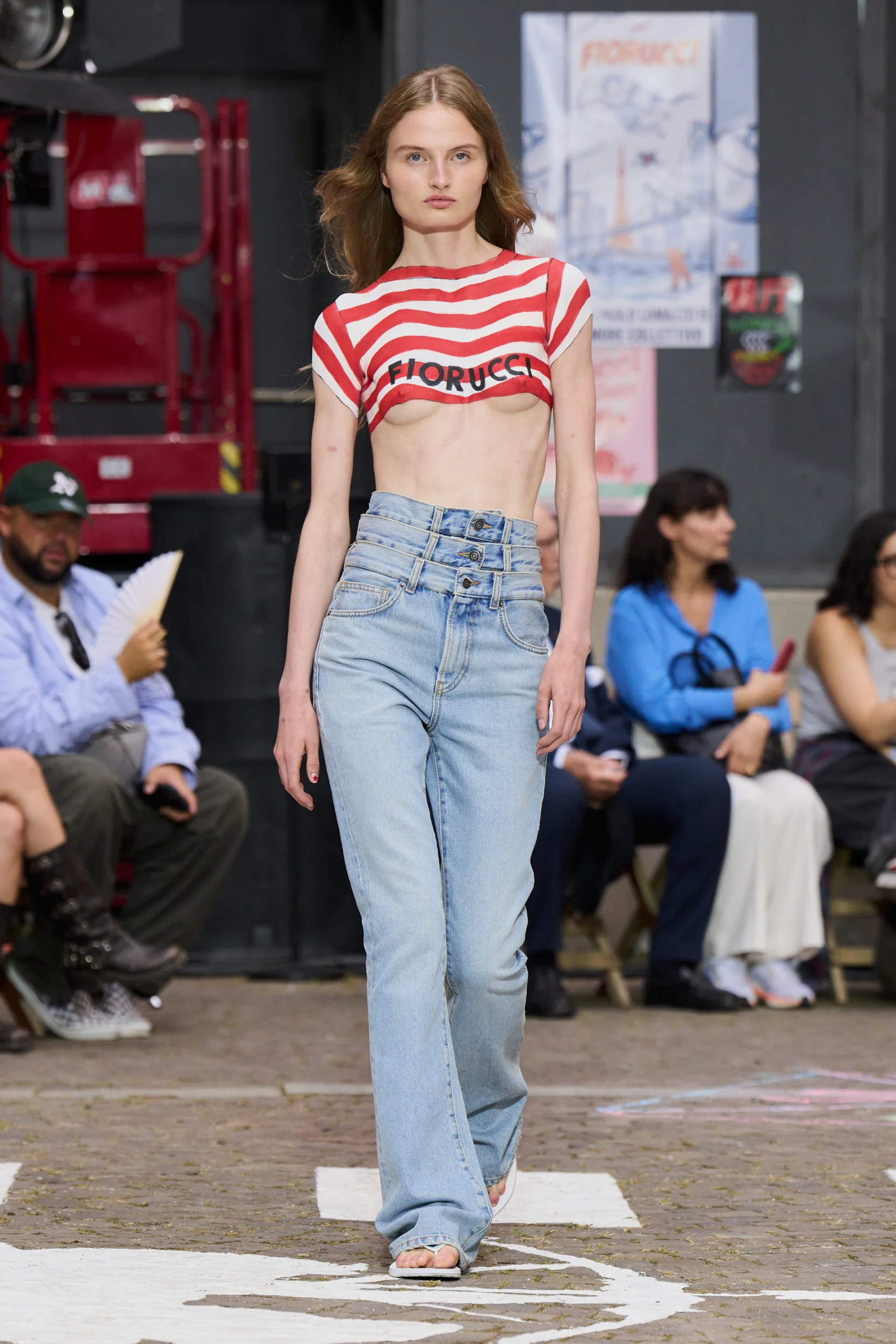 Triple Layer Jeans Light Blue - Image 3