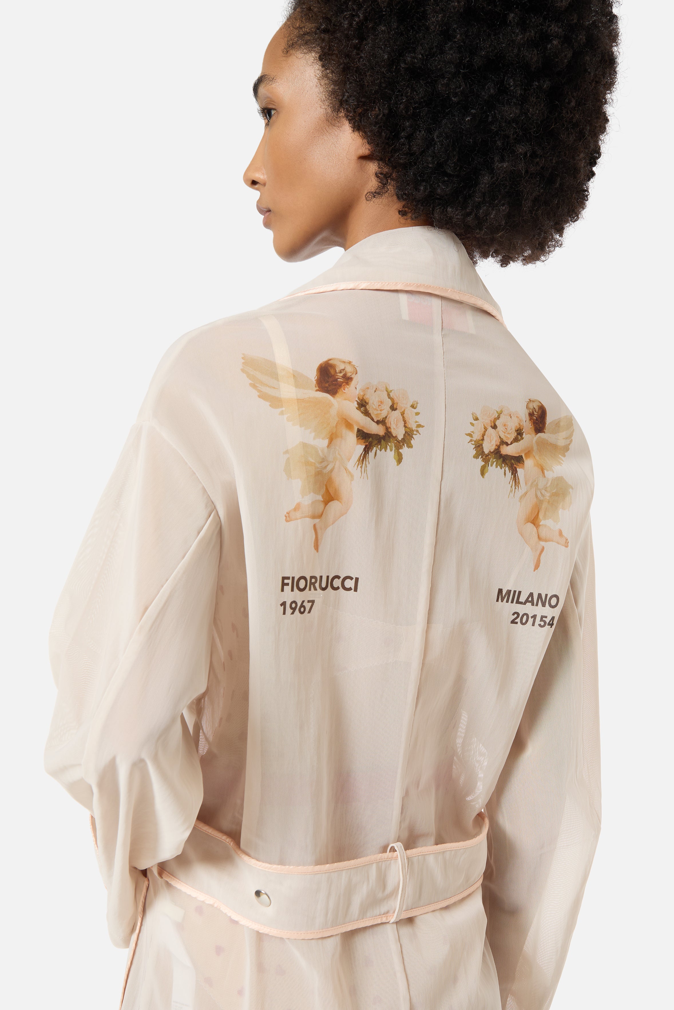 Tulle Coat Double Angels Nude - Image 4