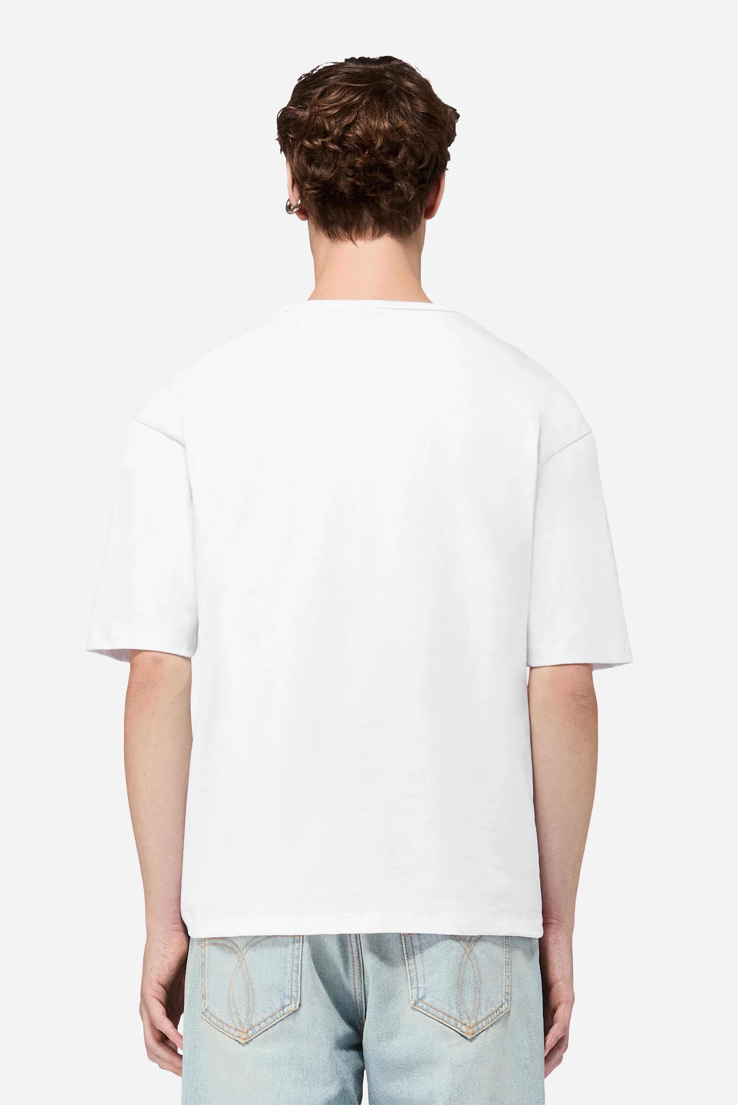 Ultra Team Glitter Star Logo Relaxed T-Shirt White - Image 3